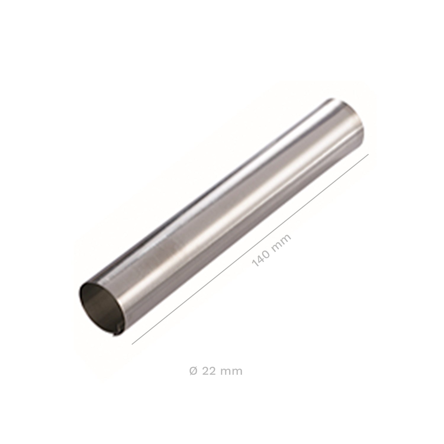 STAINLESS CANNOLI MOULD Ø 22 X 140MM