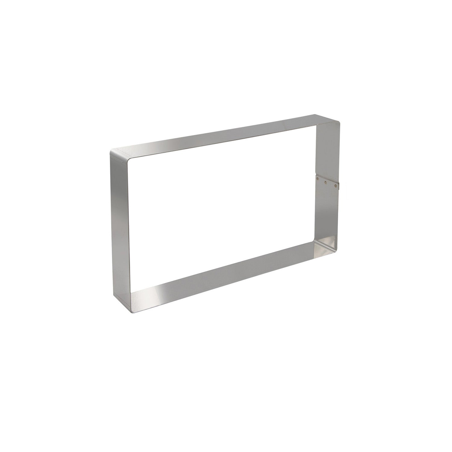 RECTANGULAR STAINLESS STEEL MOULD. 30.2X22.2H4CM