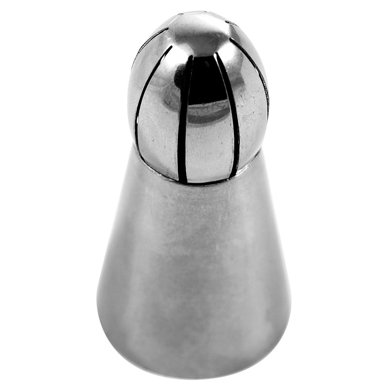 TWIST PIPING NOZZLE STAINLESS STEEL Ø 32 H60MM | TOP Ø 22MM