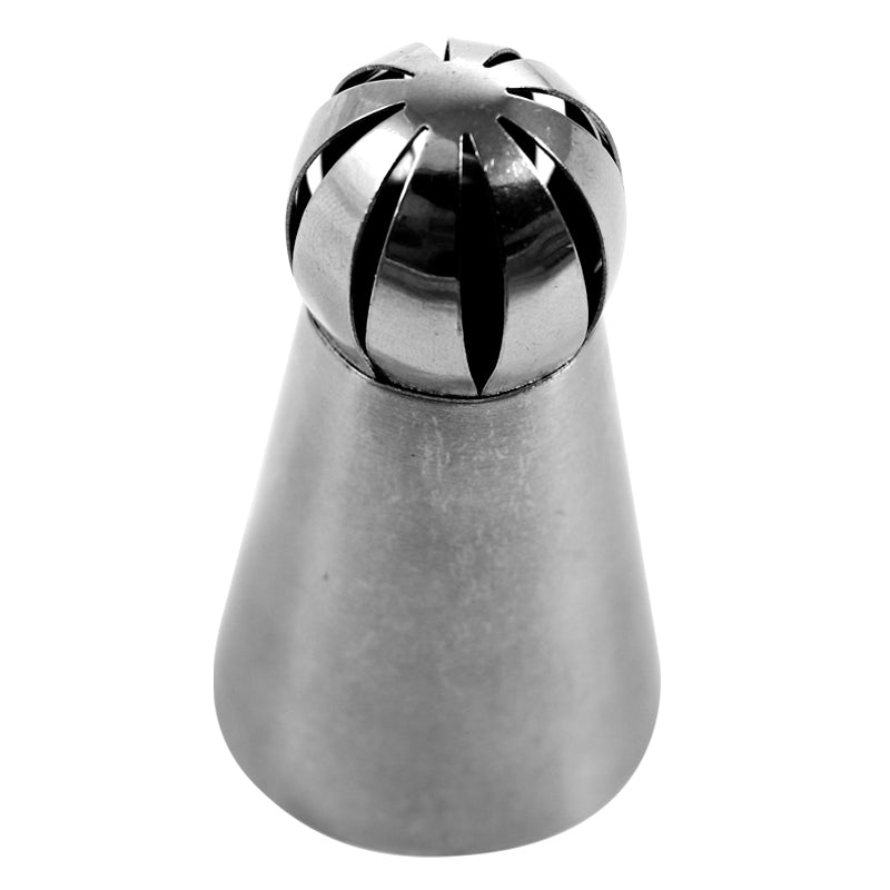 TWIST PIPING NOZZLE STAINLESS STEEL Ø 32 H60MM | TOP Ø 22MM