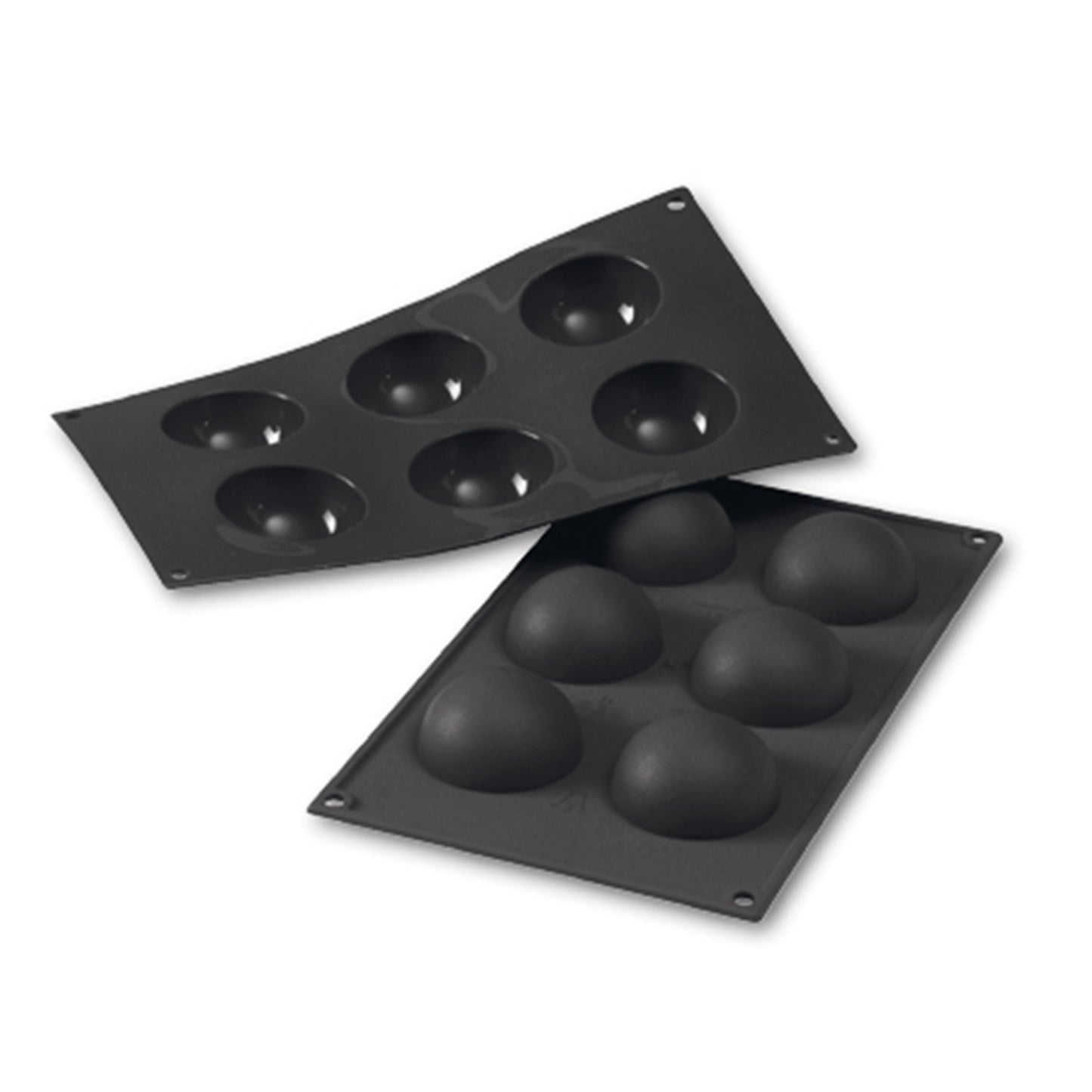 SILICONFLEX MOLD 6 HEMISPHERE SHAPES Ø 60MM H30MM
