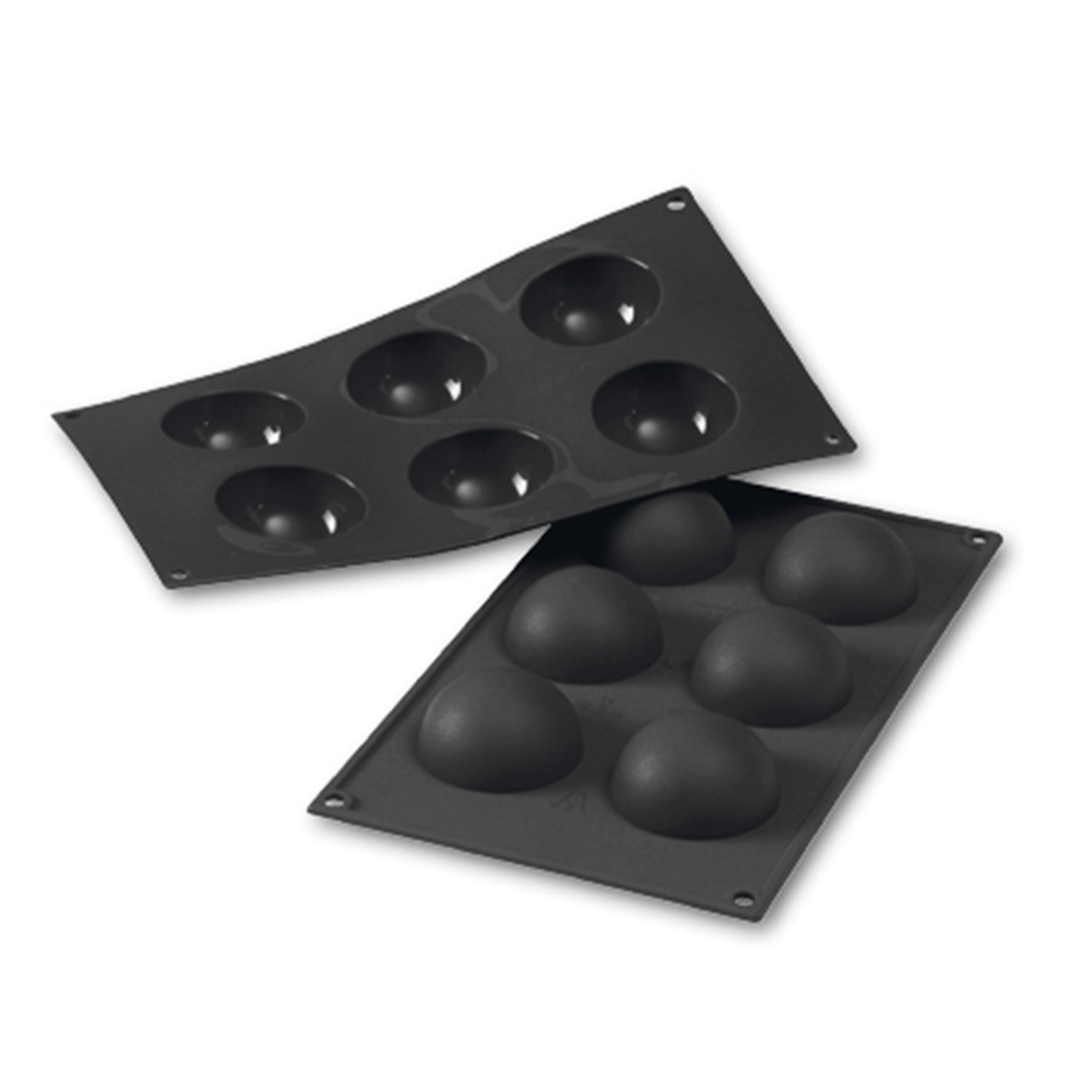 SILICONFLEX MOLD 6 HEMISPHERE SHAPES Ø 60MM H30MM