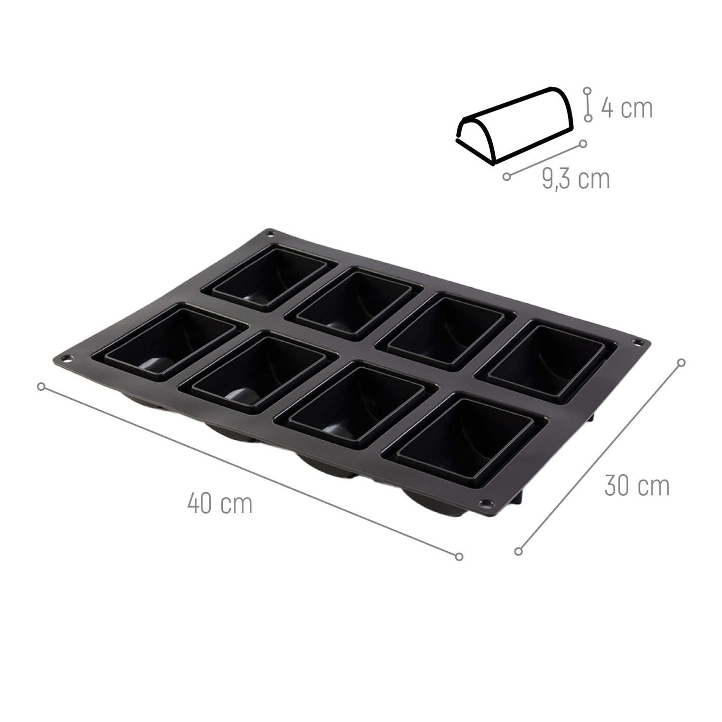 INSPIRATION FLEXIPAN OUTONO MOULD 93X60X40MM 40X30CM