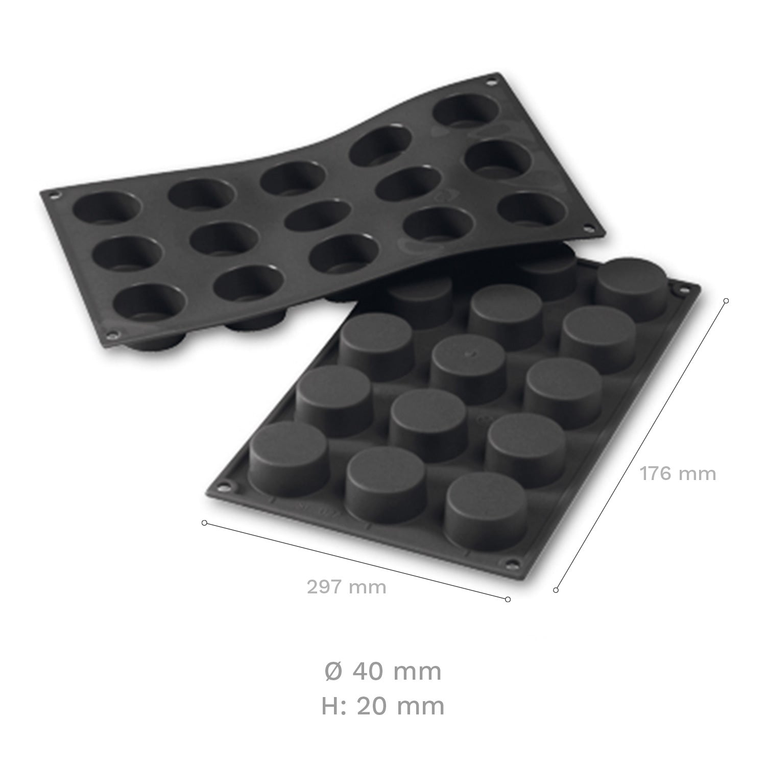 15 STAMPI MINI-ROTONDO 40x20