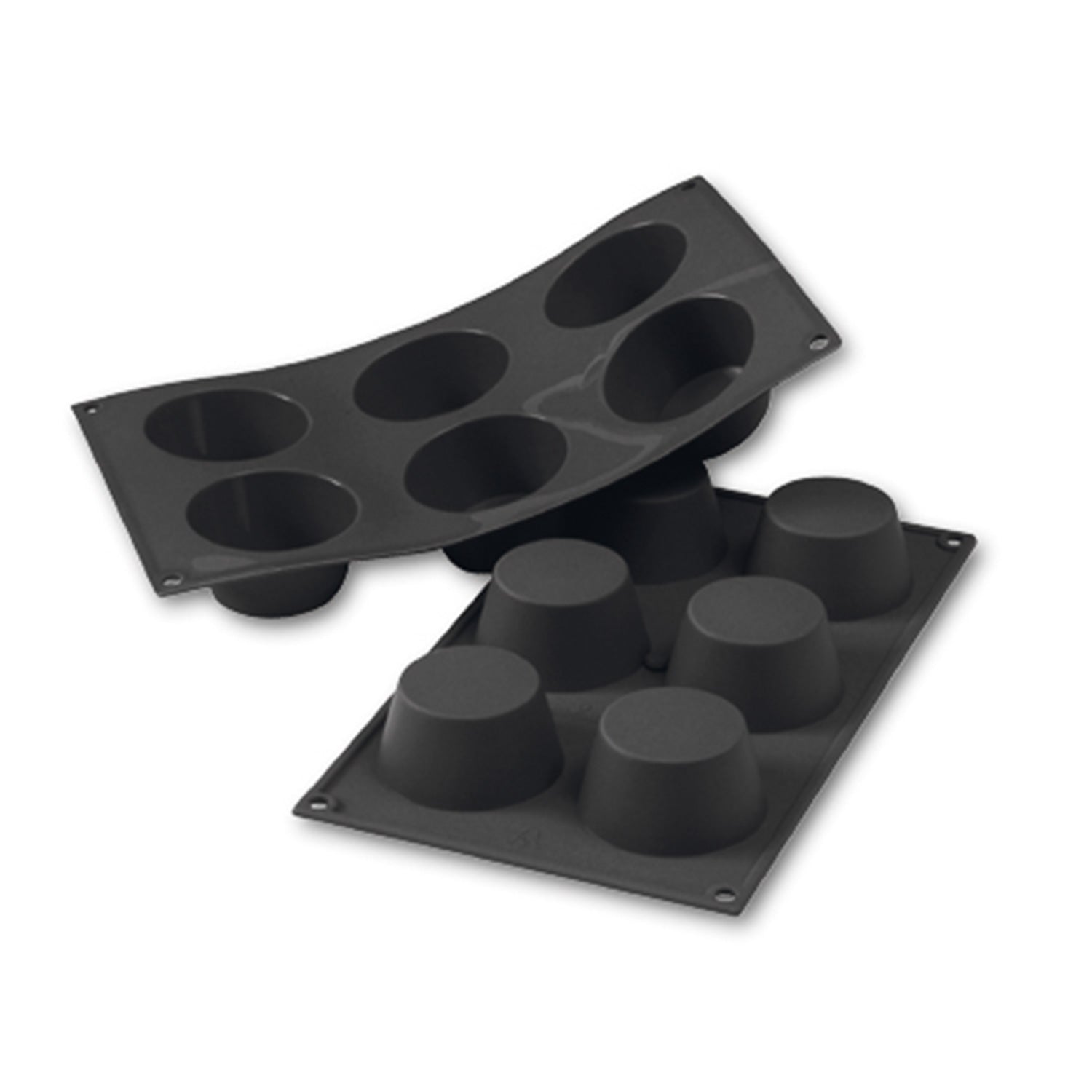 6 BIG MUFFIN SILICONE MOULD Ø 68 MM H38 MM