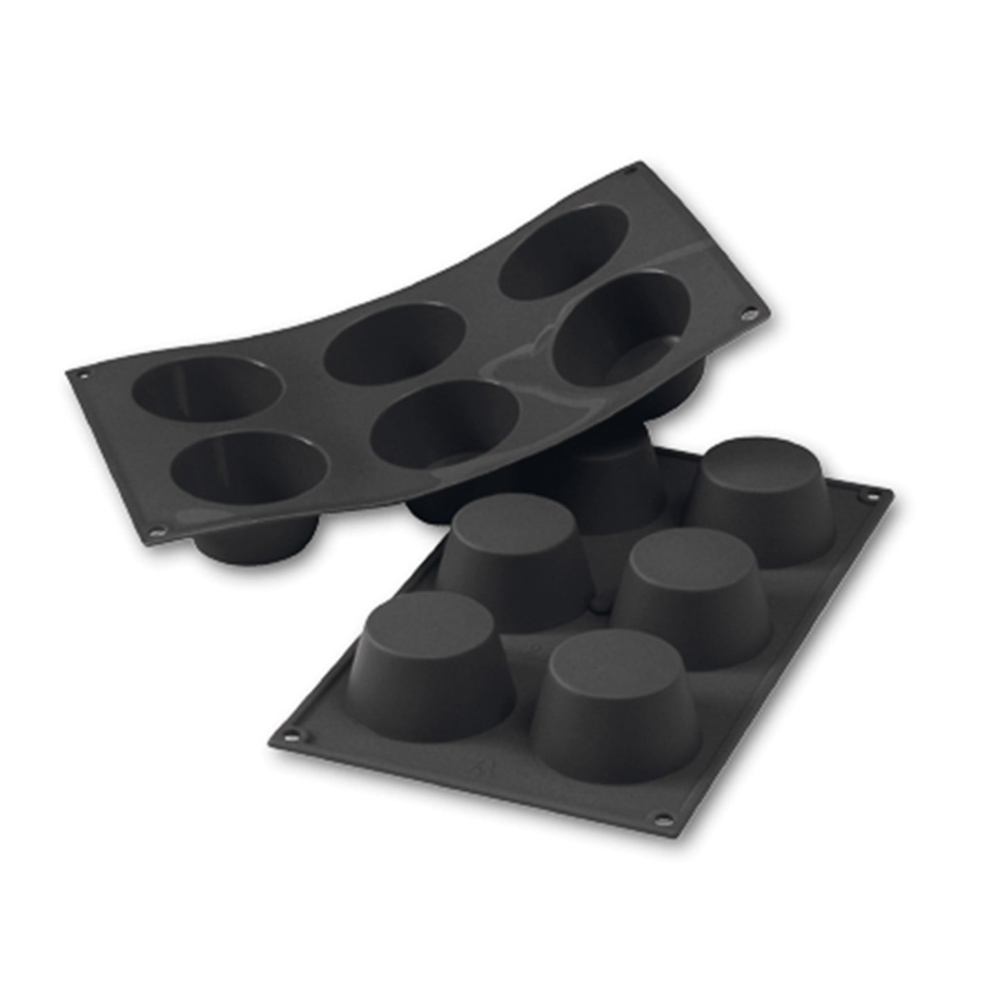 6 BIG MUFFIN SILICONE MOULD Ø 68 MM H38 MM