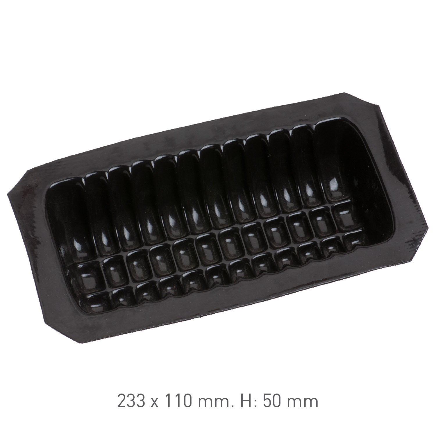 MOLDE SILICONA CAKE ACANALADO 110X233MM H 50MM Vol 78CL