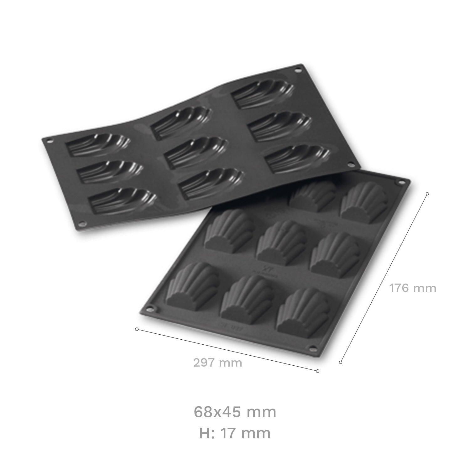 STAMPI SILICONFLEX 9 FORME MAGDALENA 68X45MM H17MM