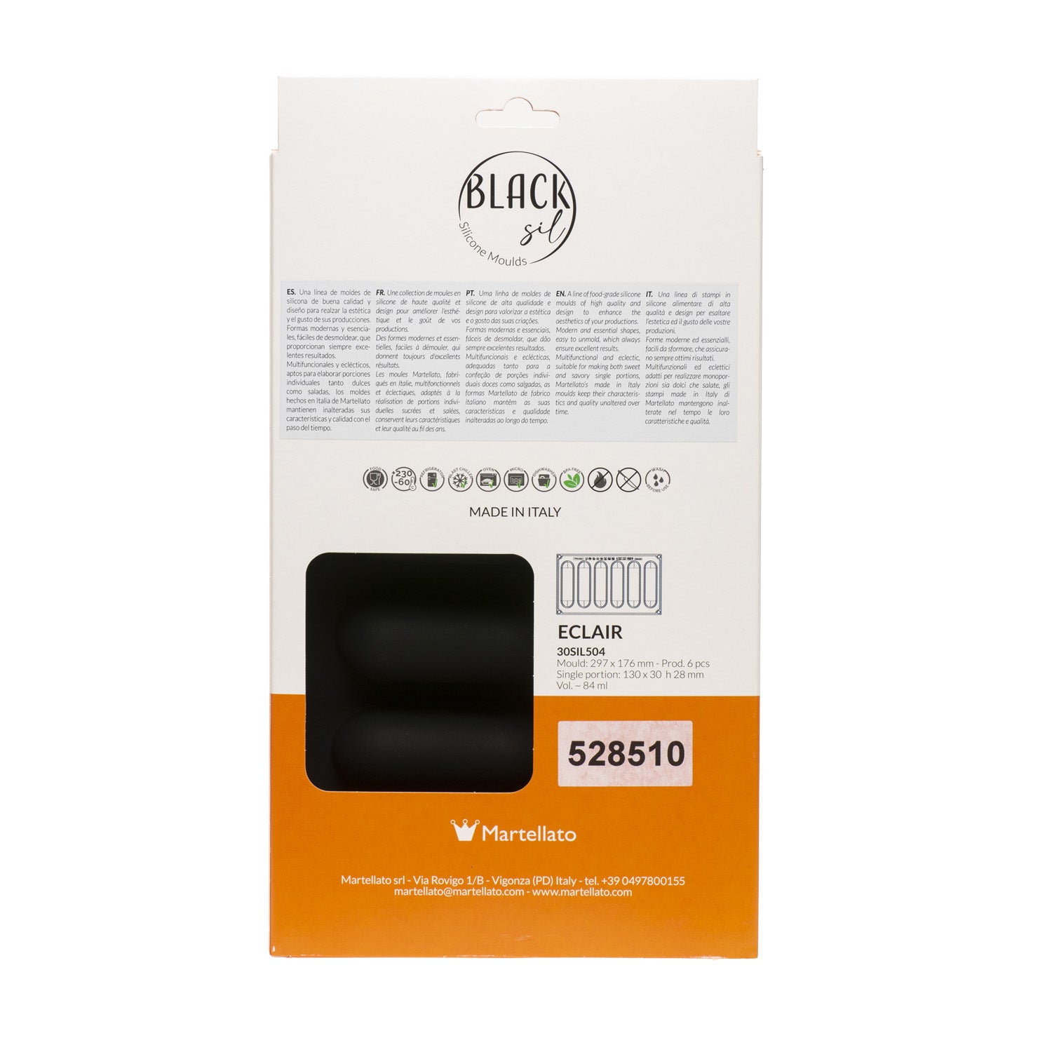 6 STAMPI ECLAIR 130X30 H28 MM