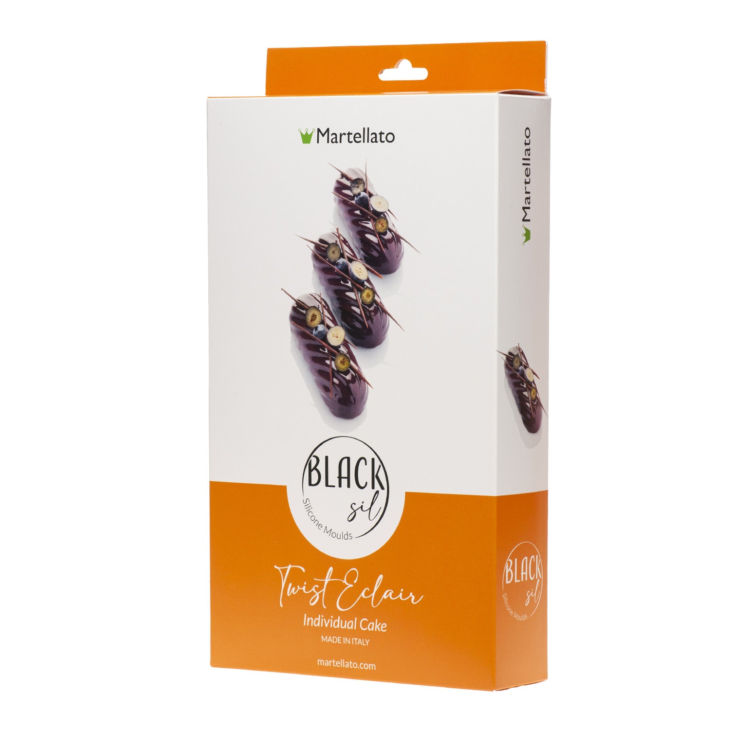 5 ECLAIR TWIST MOULDS 120 X40 H33MM