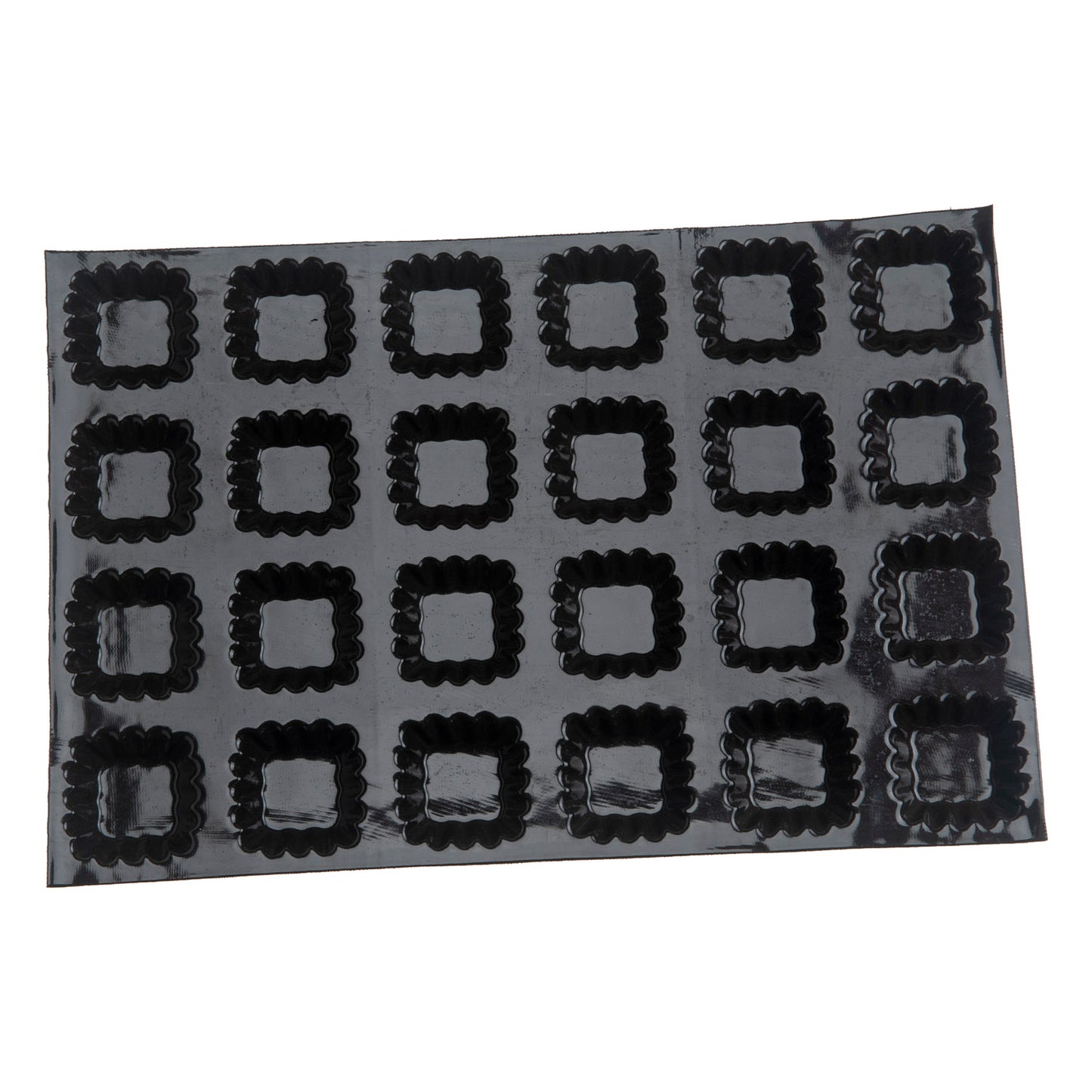 FLEXIPAN FLUTED SQUARE TARTLETS 78X78CM H20MM Vol 70ML