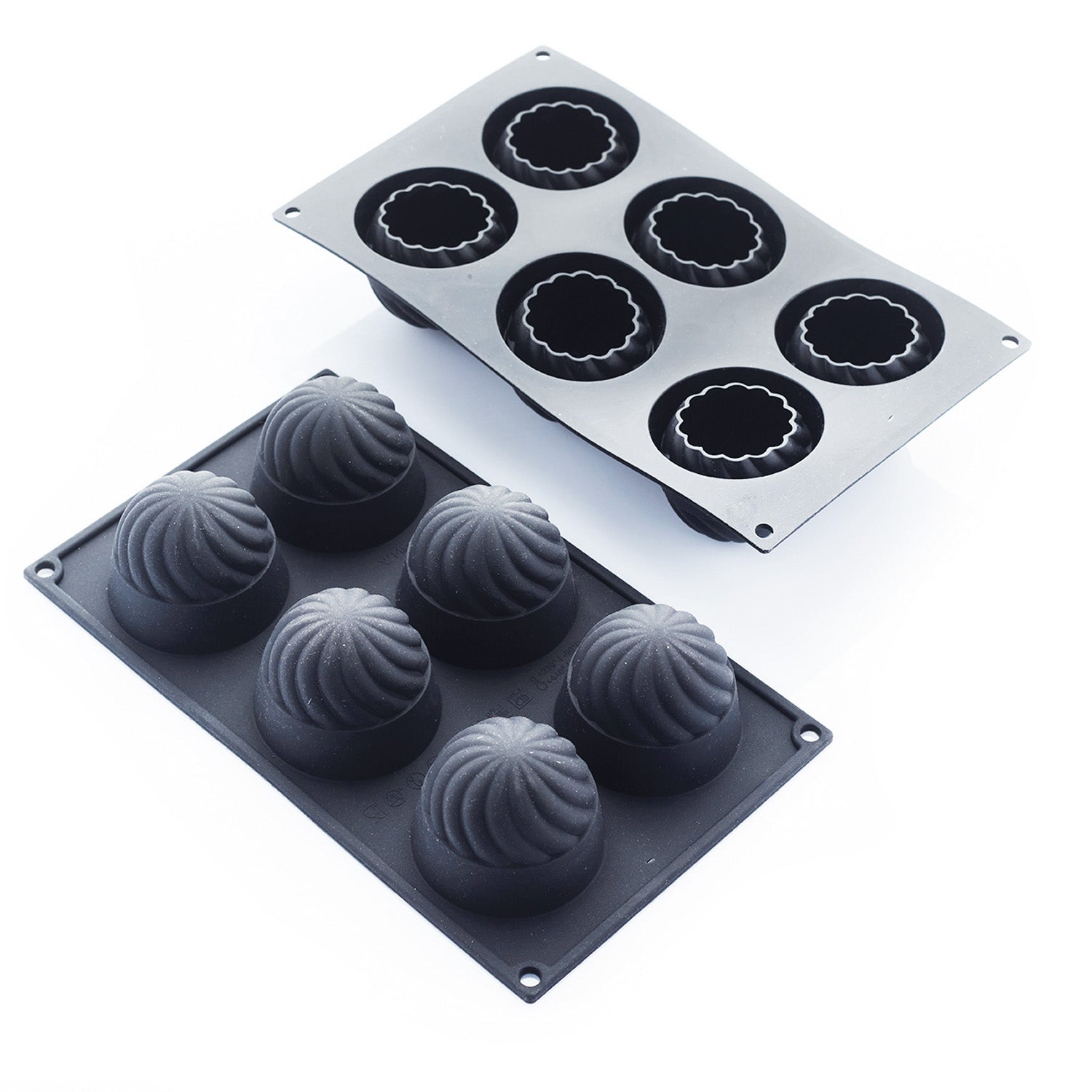 6 MOULDS TWIST DIAM 62MM H55MM