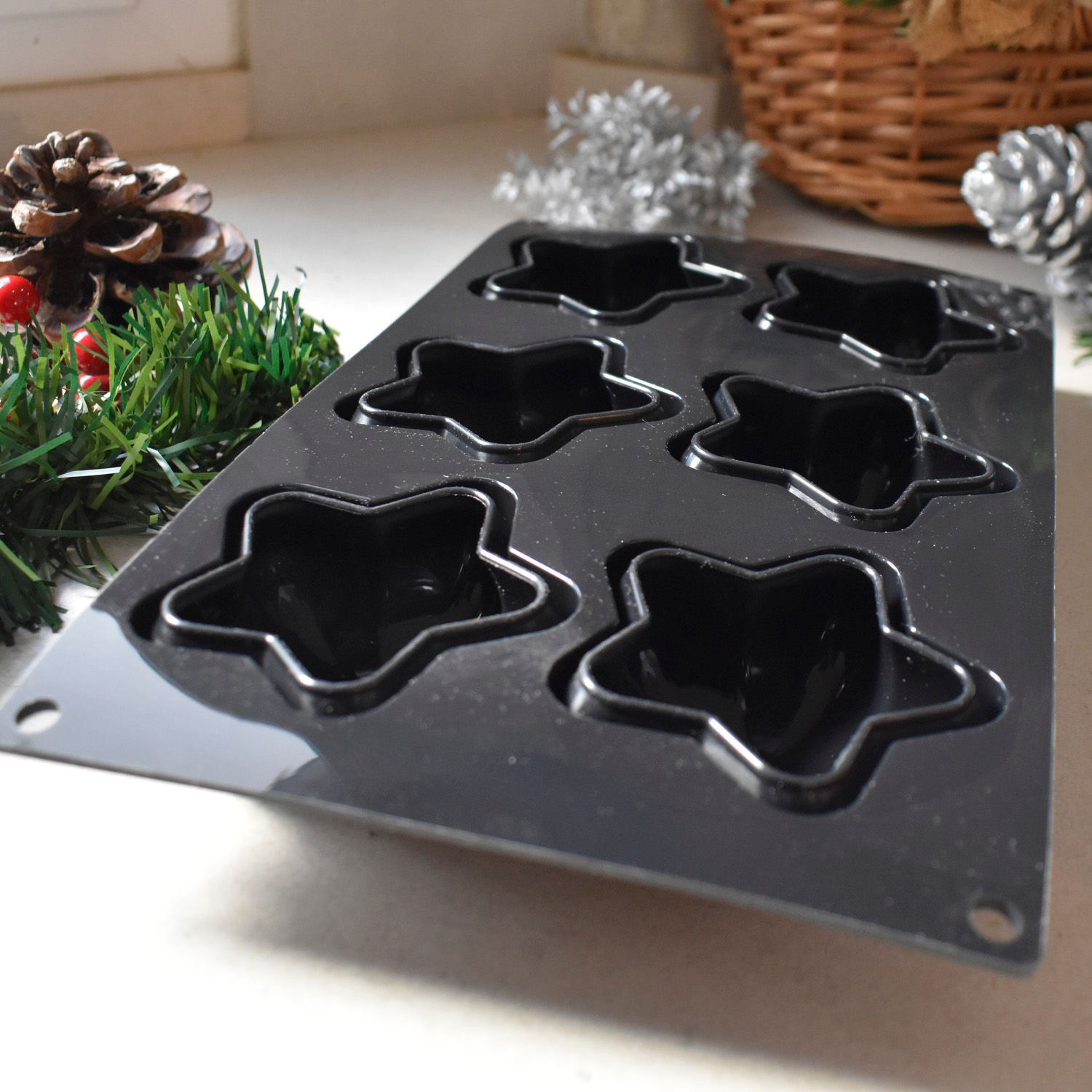 6 MARINA MOULDS 77X74XH40MM