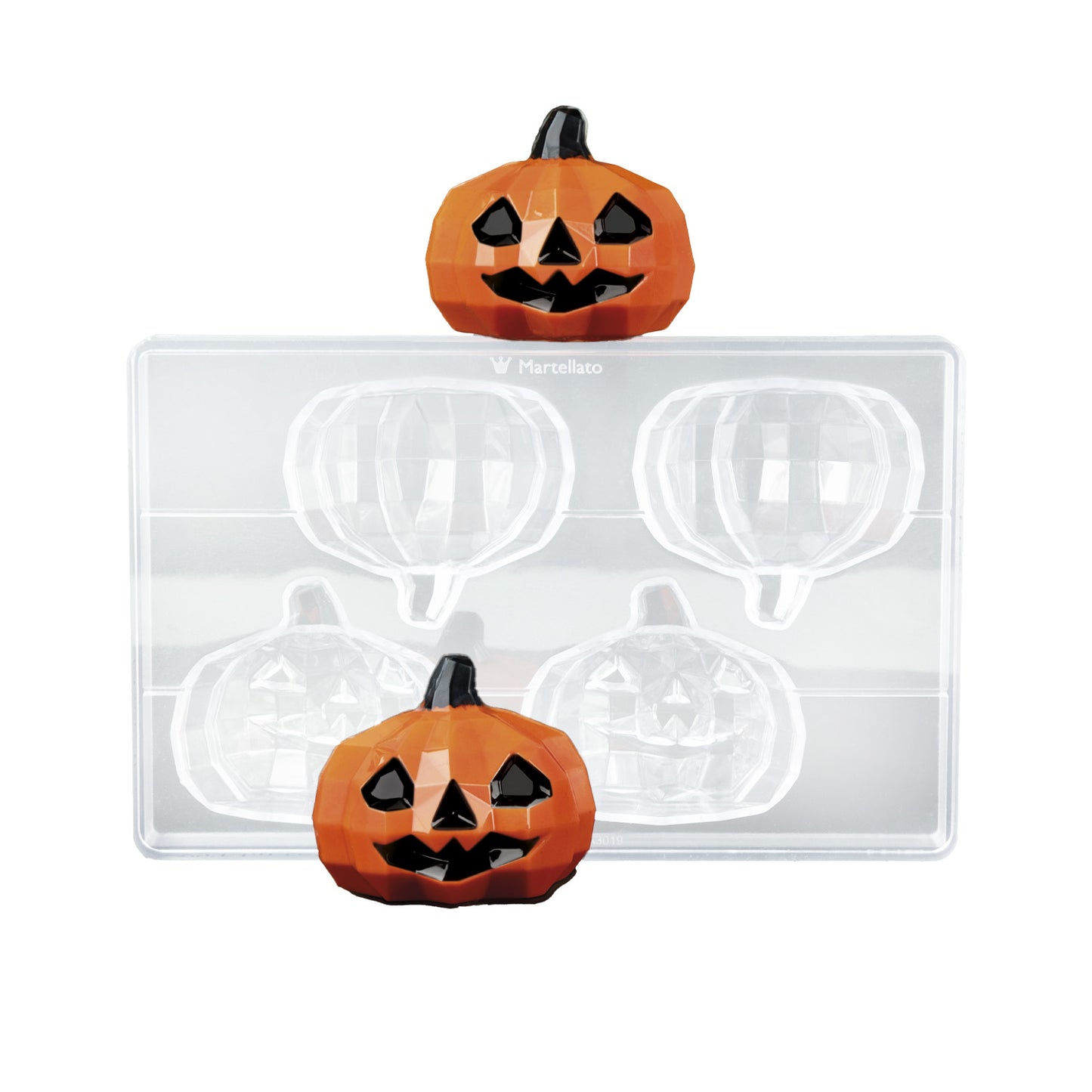 MOLDE CALABAZA 90 X 89 H 77.5 MM LIBRE BPA | 2 PIEZAS