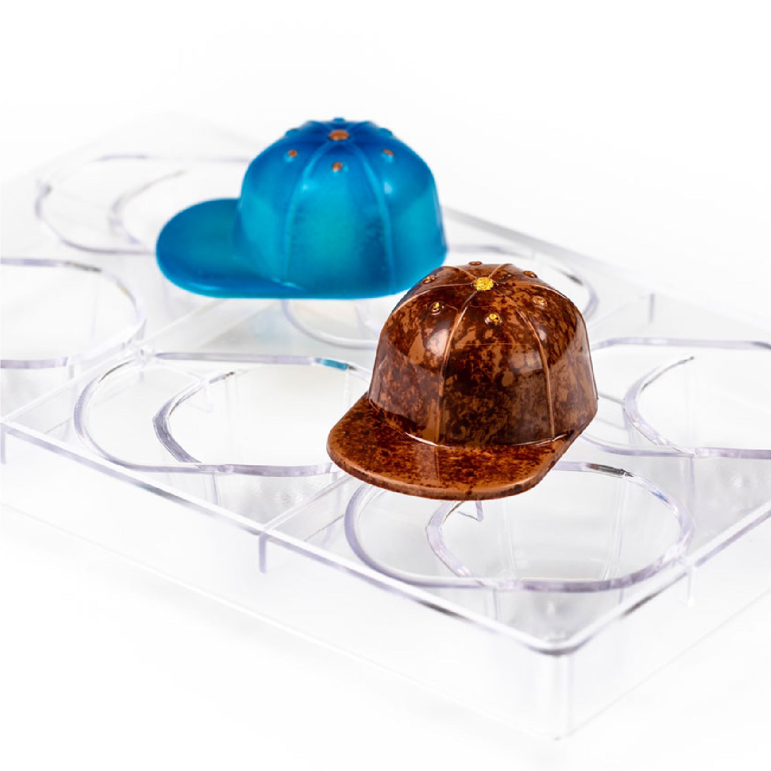 MOLDE POLICARBONATO GORRA 6 PIEZAS - 275 x 175 x 40,5 MM