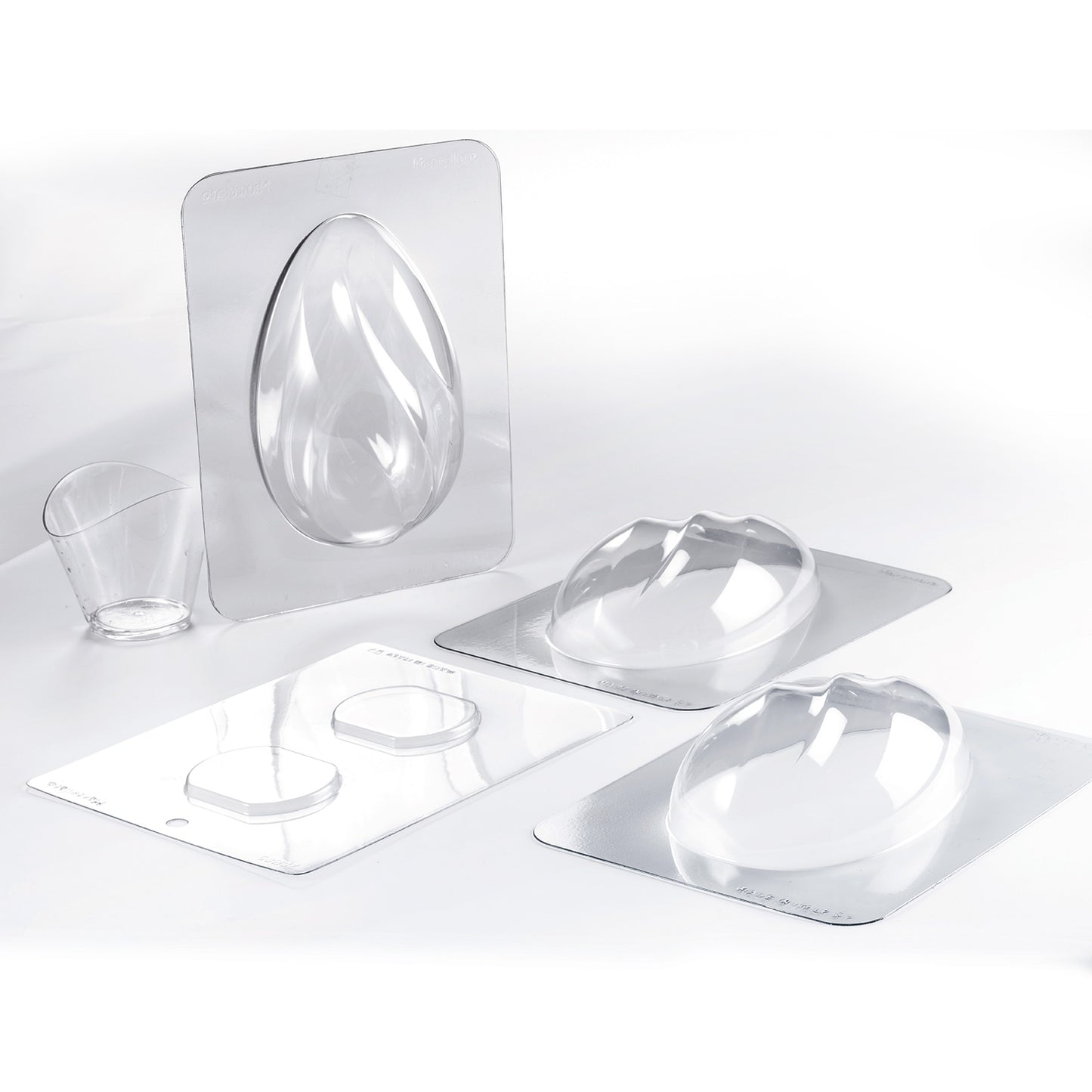 KIT STAMPO PLASTICA TERMOFORMATA UOVO CURVY Ø115H185MM