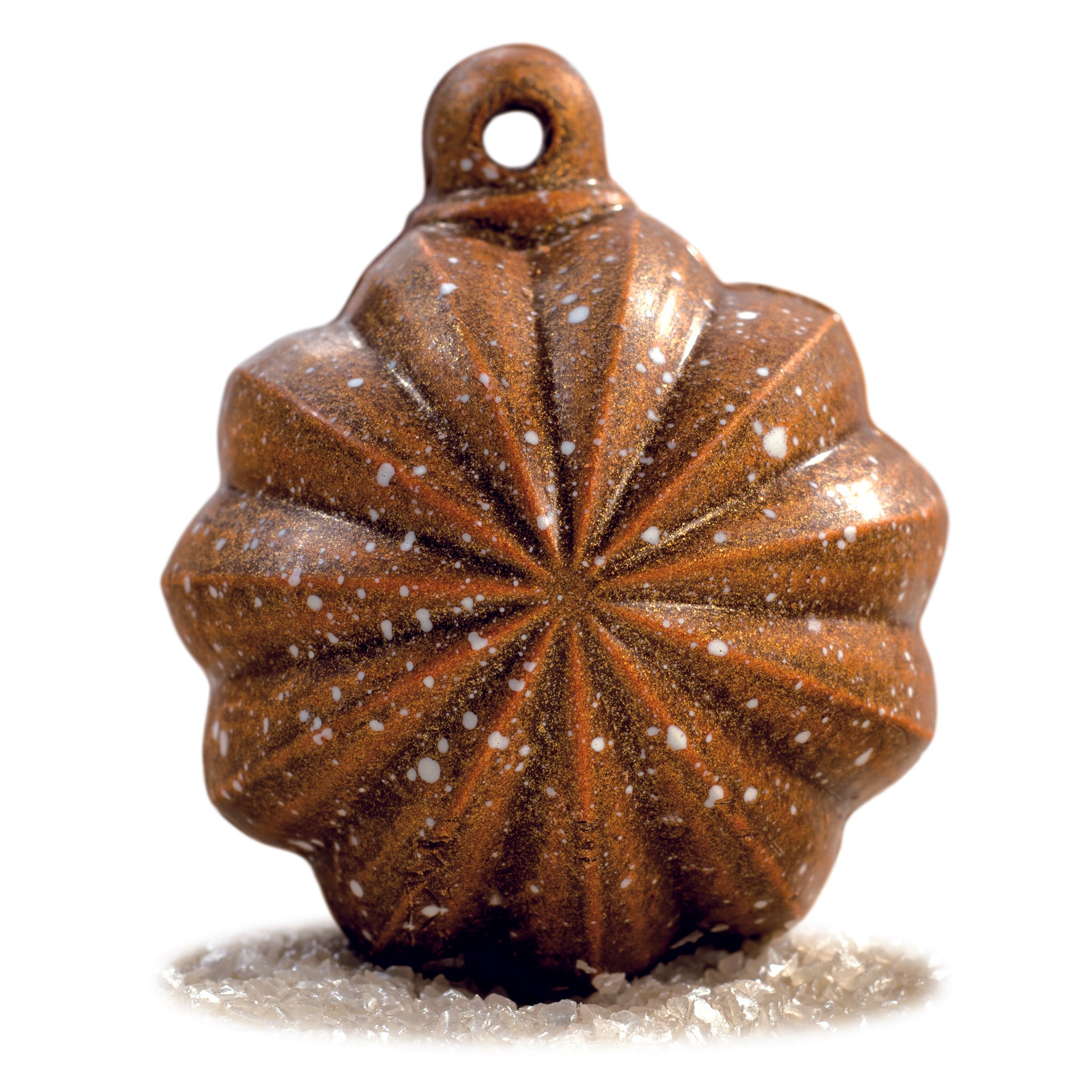 KIT 2 TERMOFORMATI PLAST. PALLA DI NATALE TERMOFORMATA A RIGHE Ø 60MM