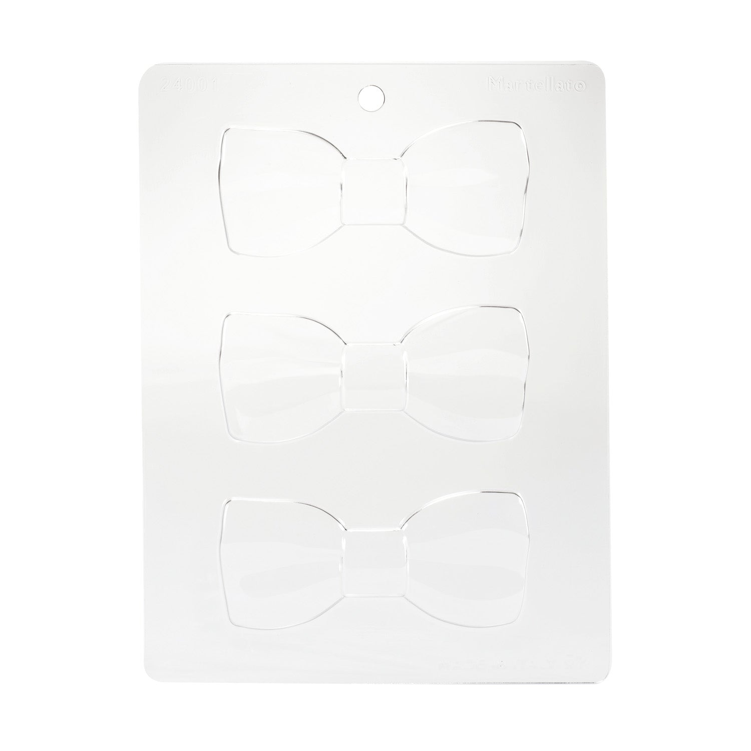 JEU DE 2 MOULES PLASTIQUE THERMOFORMÉ NOEUDS PAPILLON | 12U