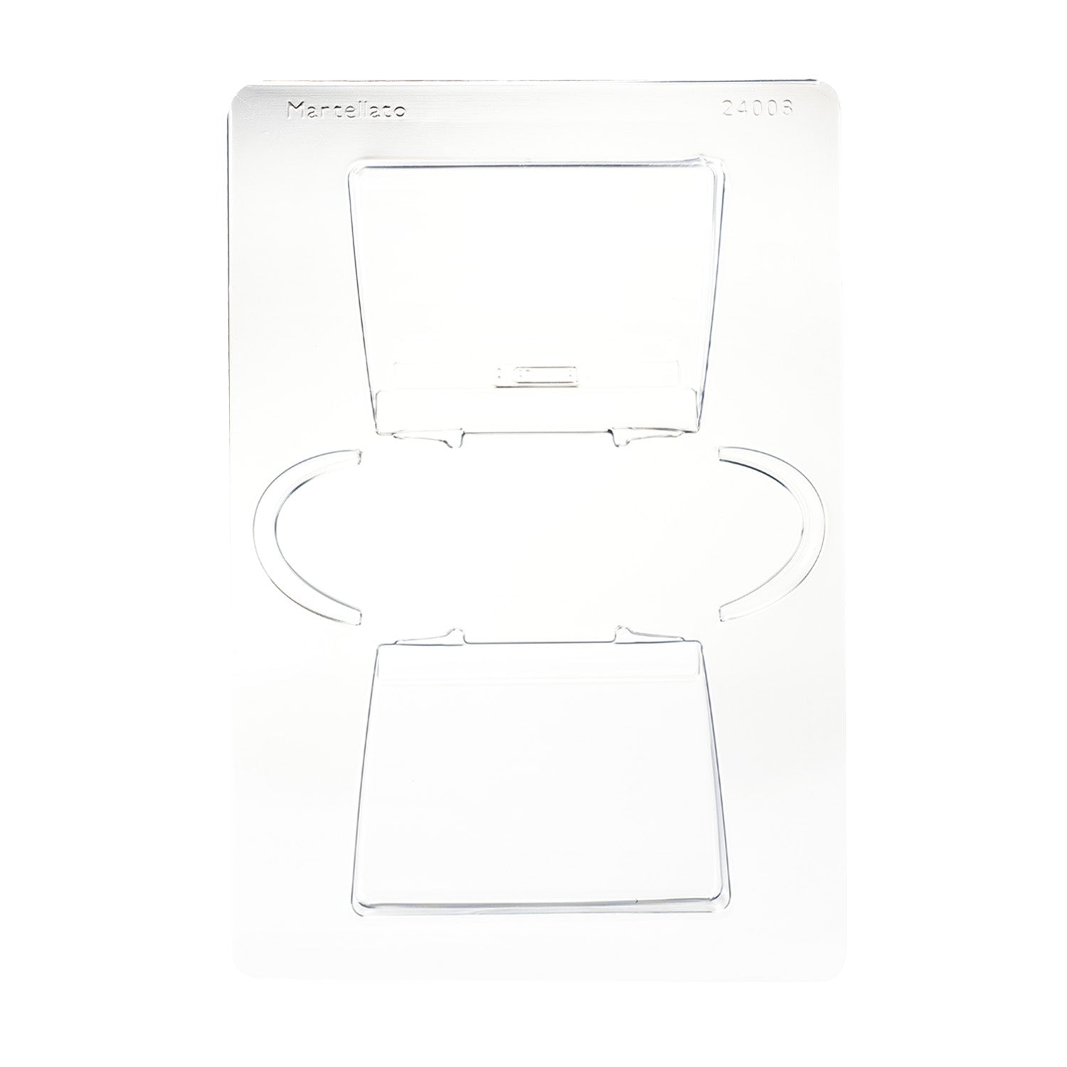 KIT 2 STAMPI IN PLASTICA TERMOFORMATA BORSA 119X52 H126MM