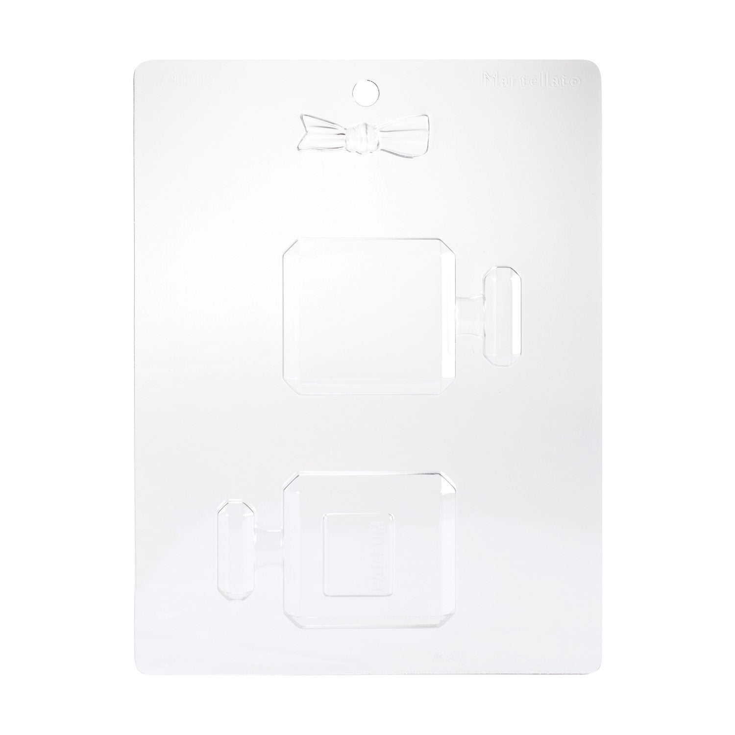 KIT 2 MOLDES DE PLÁSTICO TERMOFORMADO PERFUME 60X31XH92MM