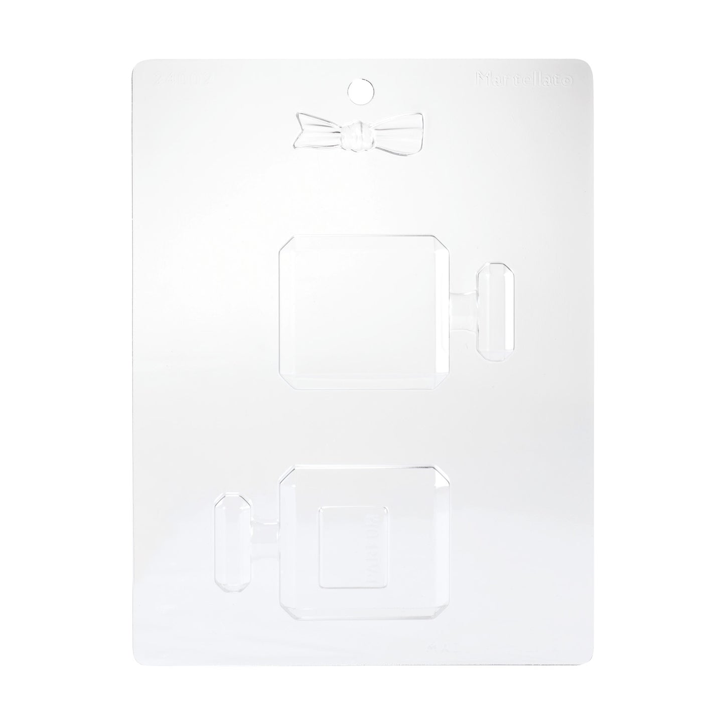 KIT 2 MOLDES DE PLÁSTICO TERMOFORMADO PERFUME 60X31XH92MM