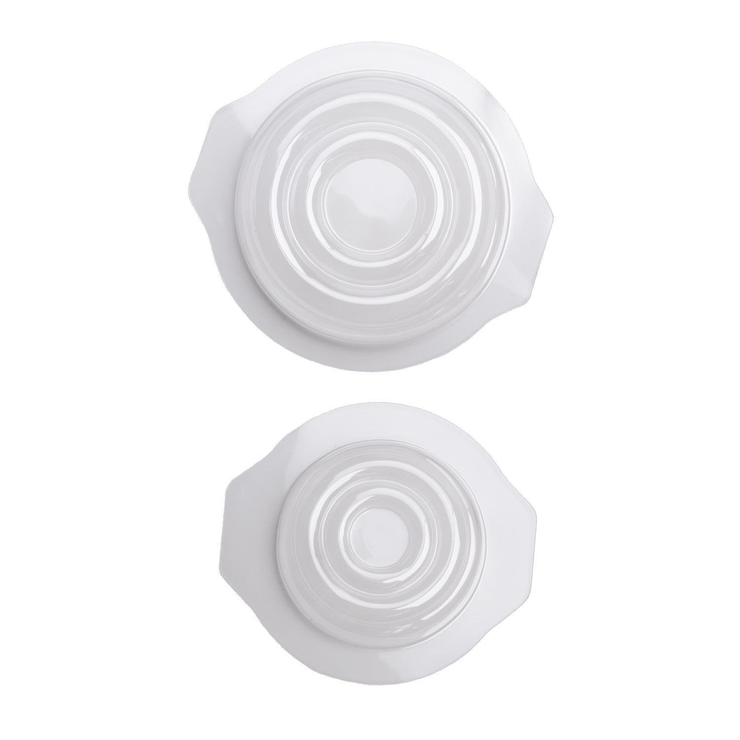 KIT 2 STAMPI PLASTICA SEMIFREDDO TONDO GRANDI/PICCOLI