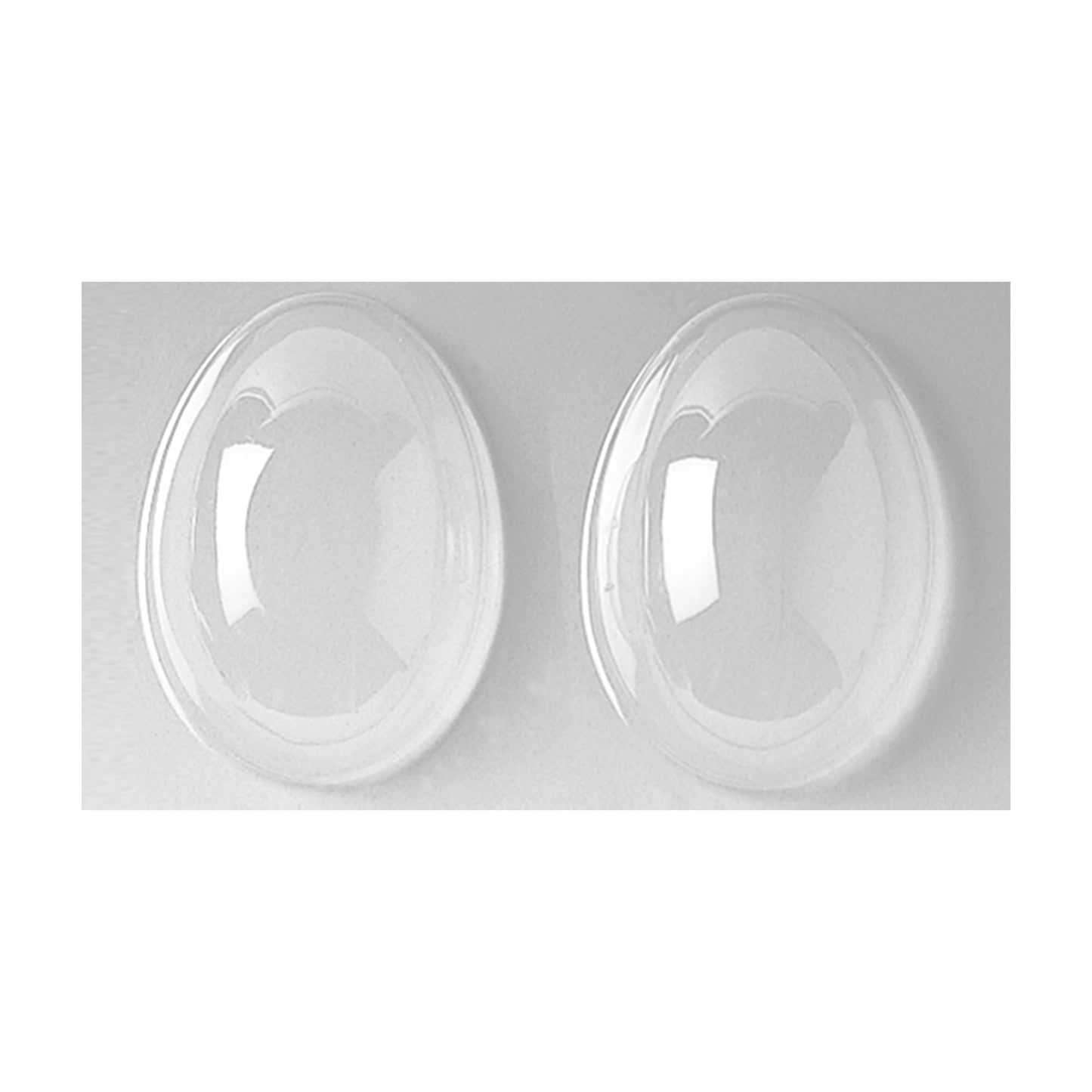 MOLDE PLÁSTICO TERMOFORMADO DE OVO 154X110H55MM | 2PCS