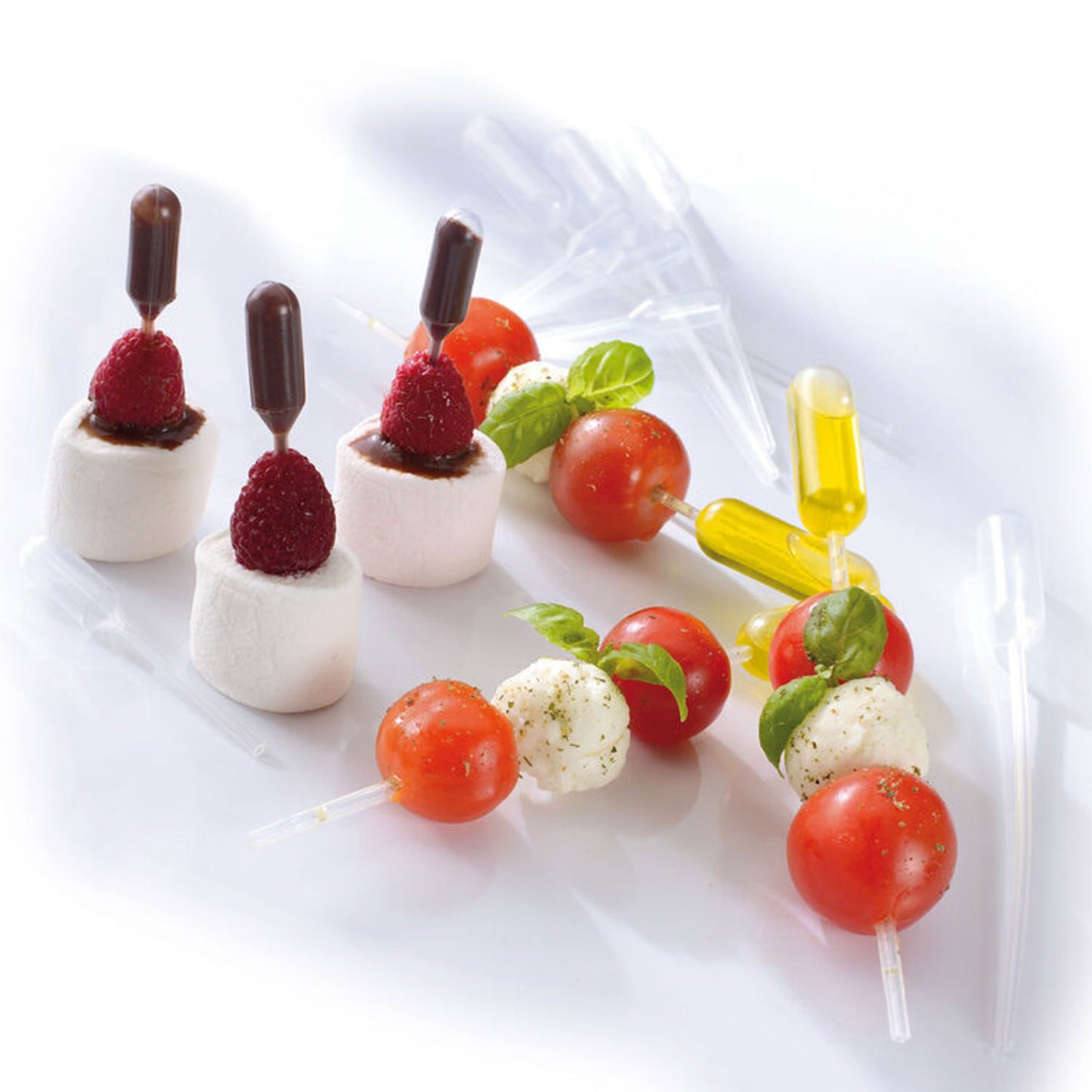 PIPETTES GOUTTE-GOUTTES EN PLASTIQUE TRANSPARENT Ø 13MM L 85MM 3.5ML