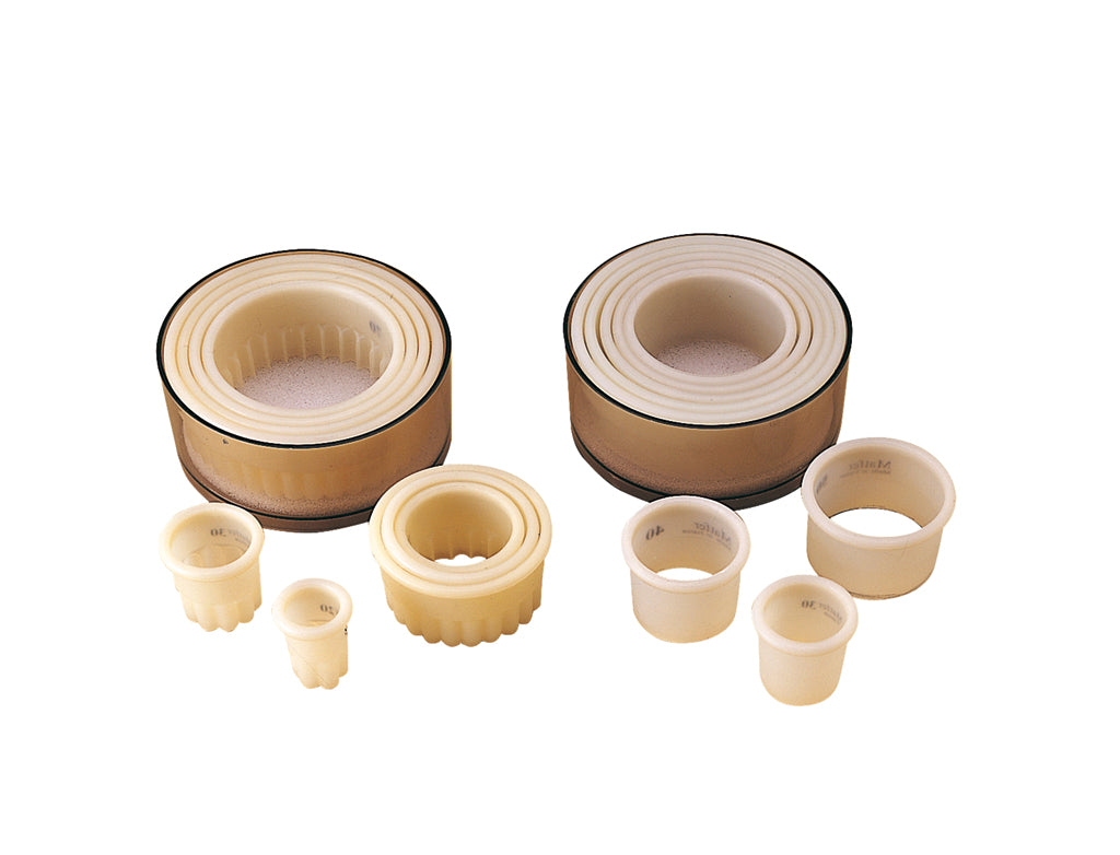 SET TAGLIAPASTA ROTONDI EXOGLAS LISCIO Ø 2-10CM 9U