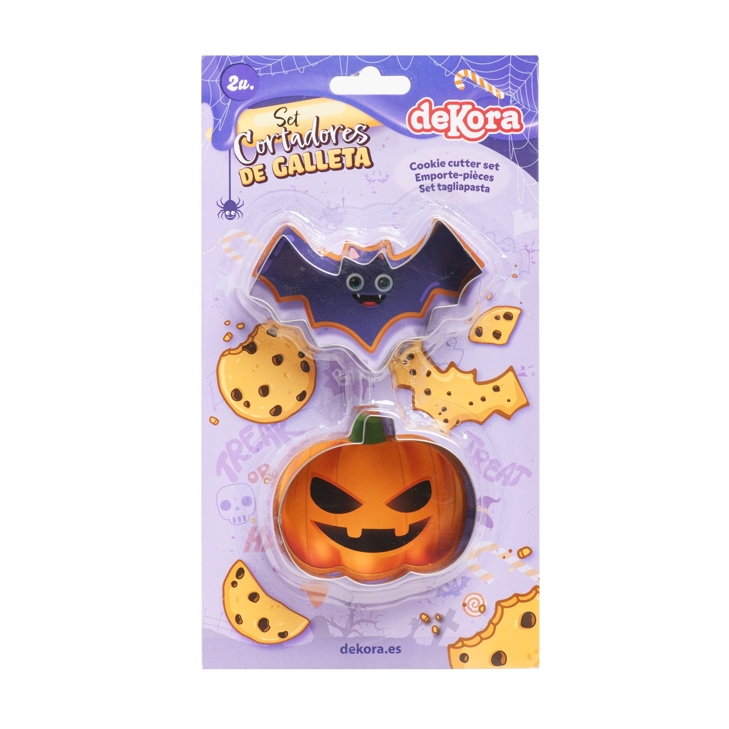 SET 2 CORTAPASTAS HALLOWEEN