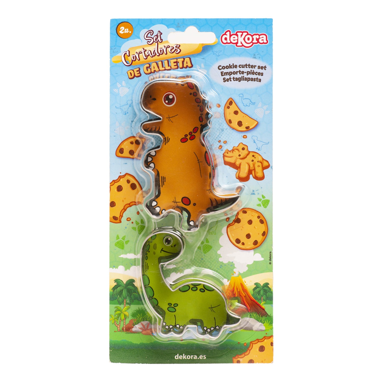 SET 2 CORTADORES DINOSAURIOS