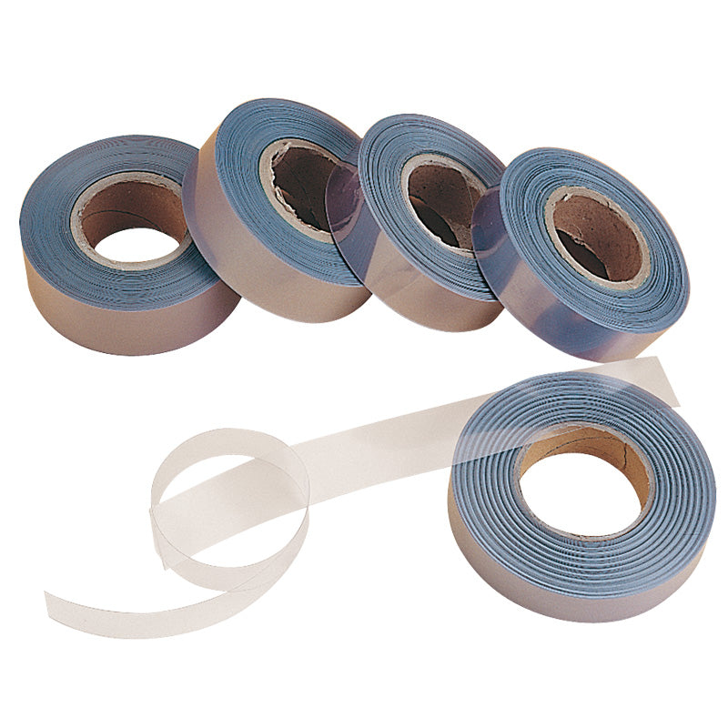 TRANSPARENT PVC ROLL – 50 M – H 5 CM – 200µ (ACETATE)