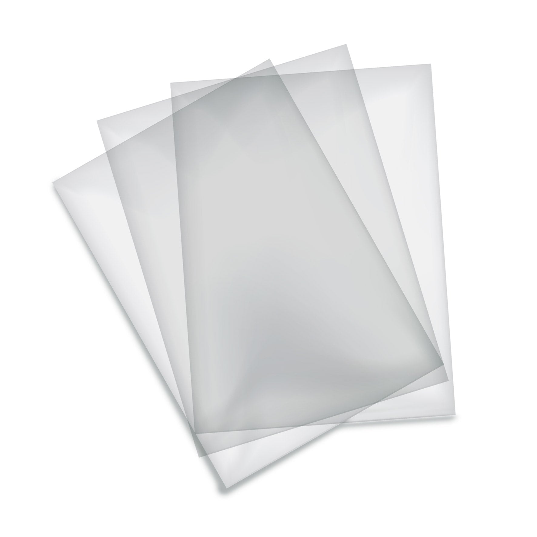 FOLHAS DE ACETATO PVC 60X40CM -80 µ -  50 UNIDADES