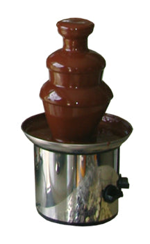 FONTANA CIOCCOLATO PICCOLA BASE ACCIAIO INOX 21x H42cm