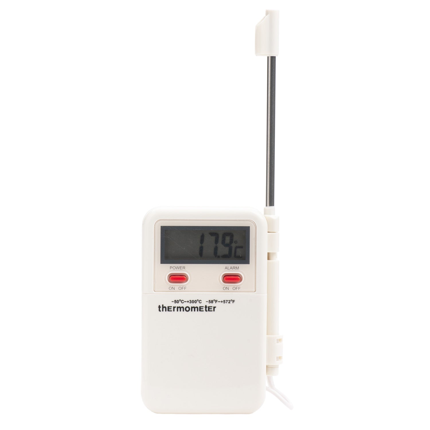 TERMÓMETRO DIGITAL CON ALARMA -50ºC +300ºC