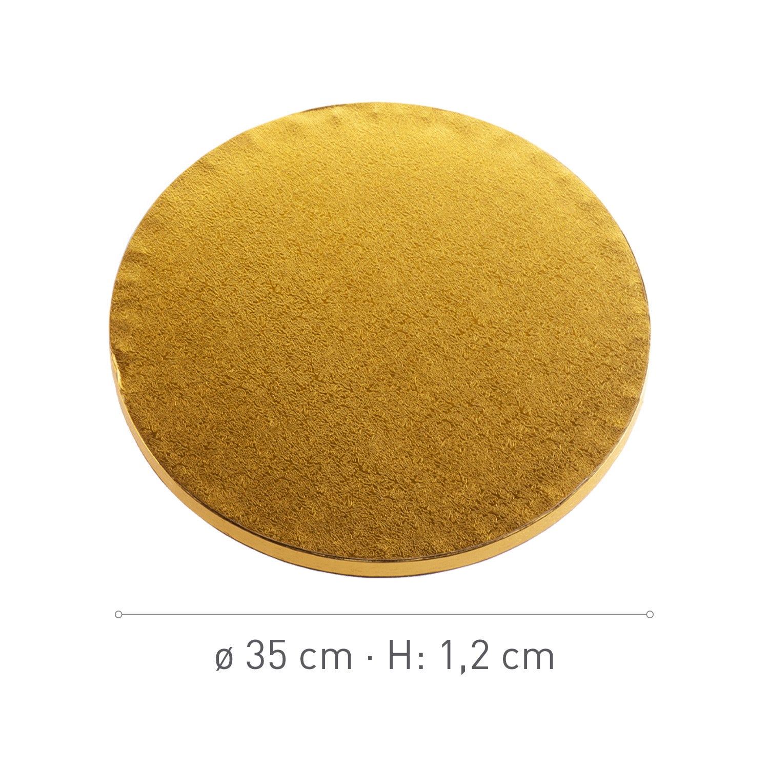 BASE DE GÂTEAU ROND OR Ø 35CM H1.2CM