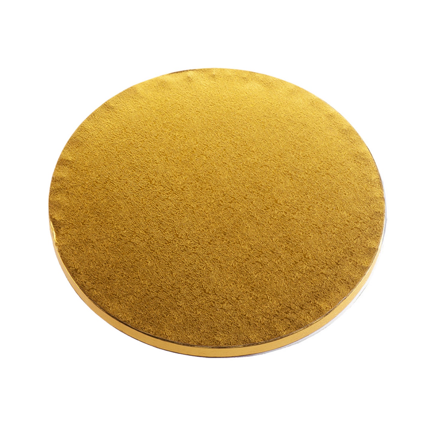  BASE PER TORTA ROTONDA DORATA 40CM H1,2CM