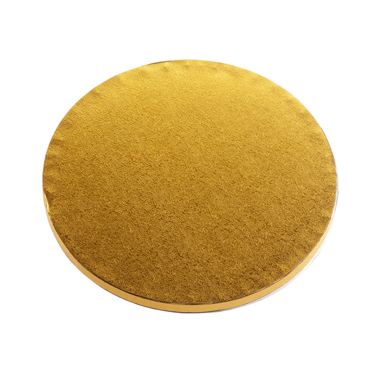  BASE PER TORTA ROTONDA DORATA 40CM H1,2CM