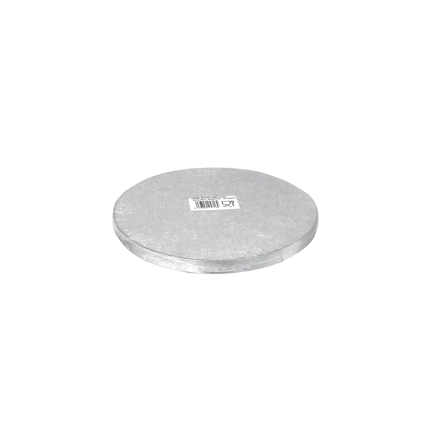 SILVER ROUND CAKE BASE Ø 20CM H1.2CM