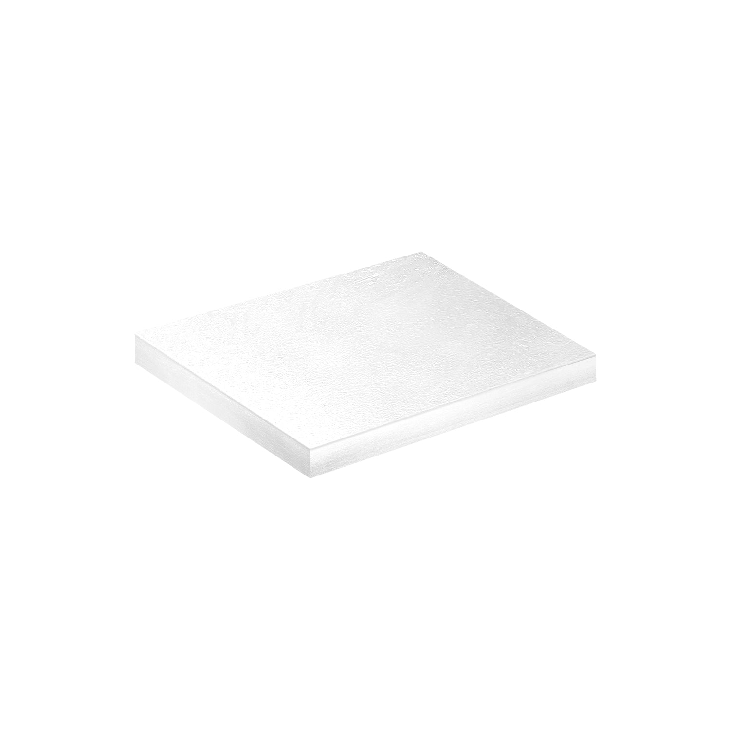 SQUARE CAKE BOARD WHITE 25X25XH1.2CM