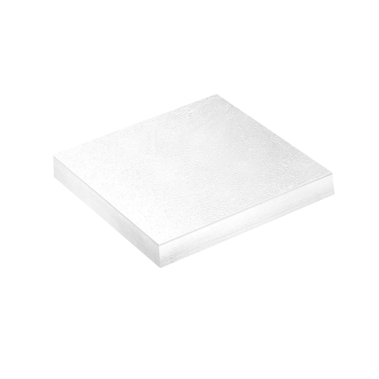 SQUARE CAKE BOARD WHITE 35.5X35.5XH1.2CM