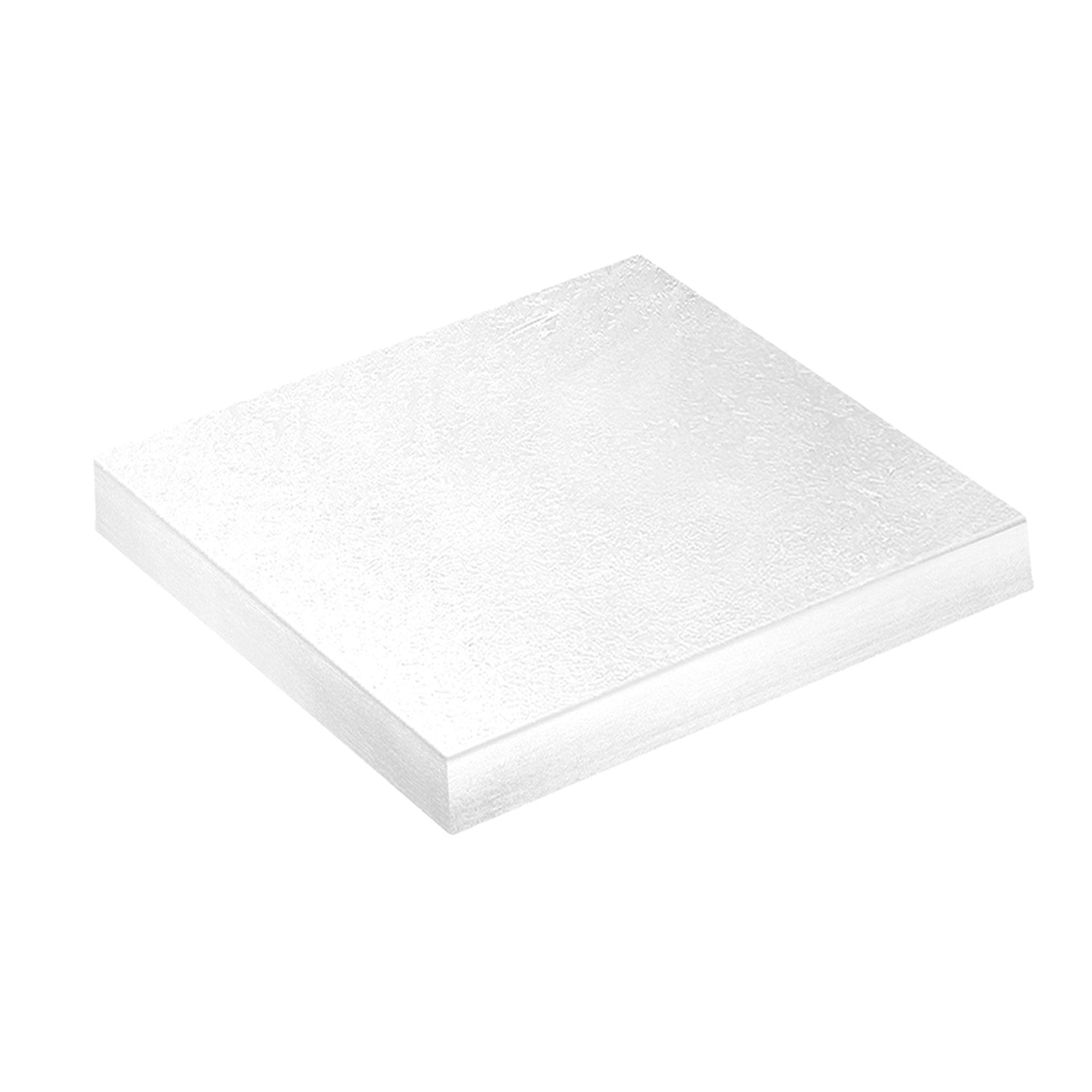 SQUARE CAKE BOARD WHITE 40X40XH1.2CM