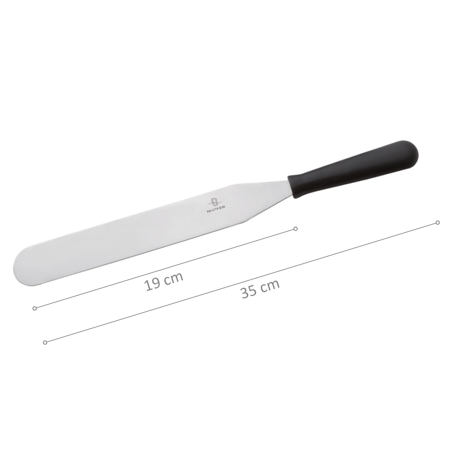 SPATOLA FLESSIBILE INOX 24CM