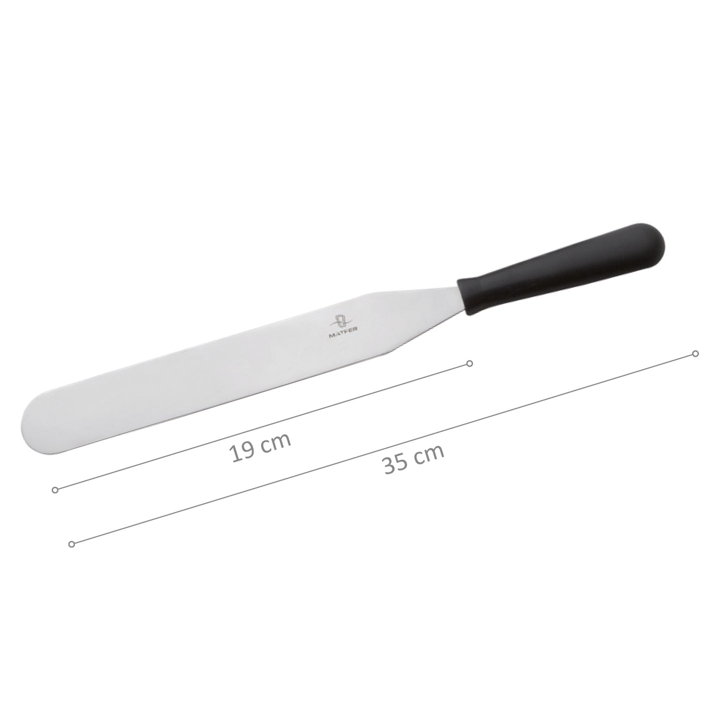 SPATOLA FLESSIBILE INOX 24CM