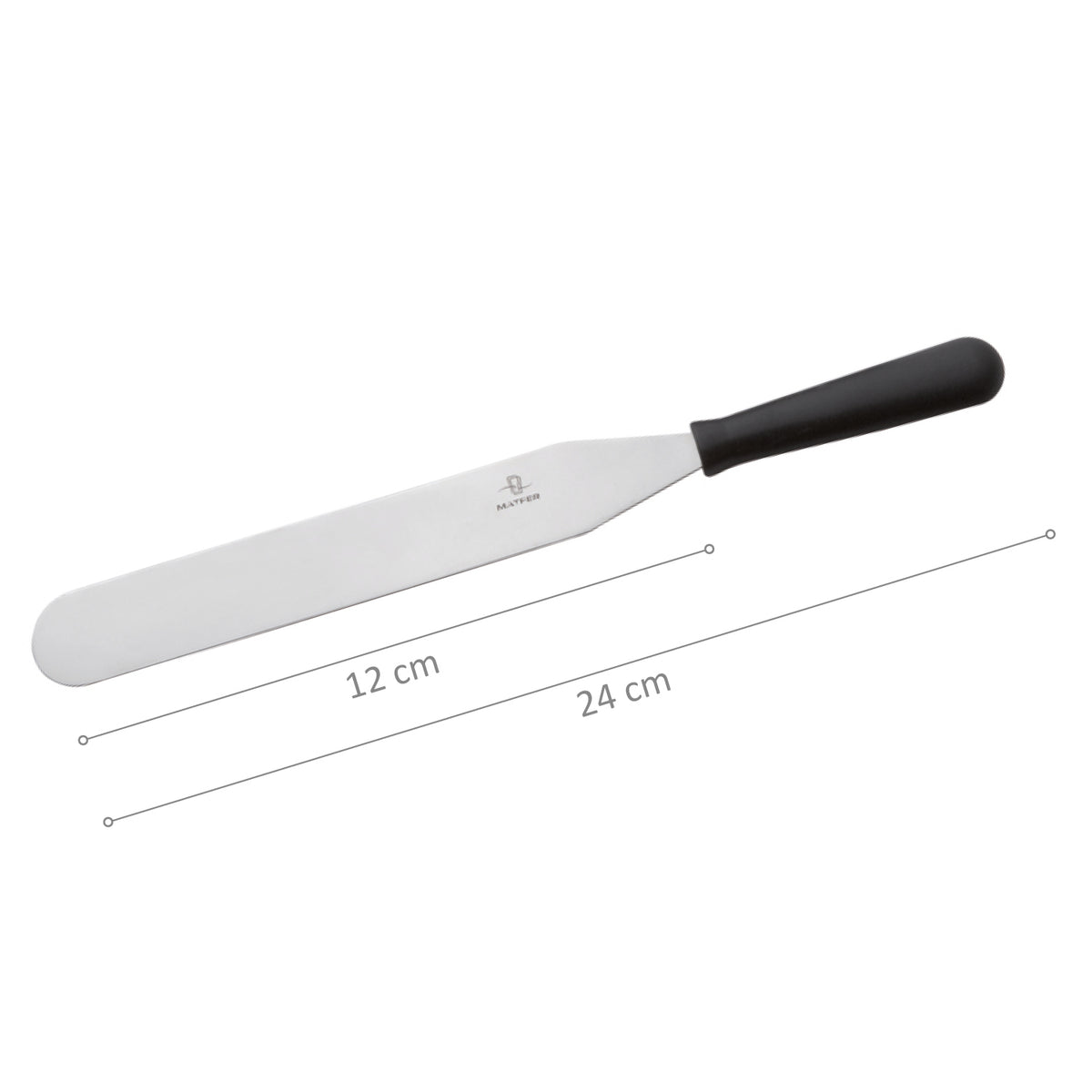 SPATULE FLEXIBLE INOX 12CM