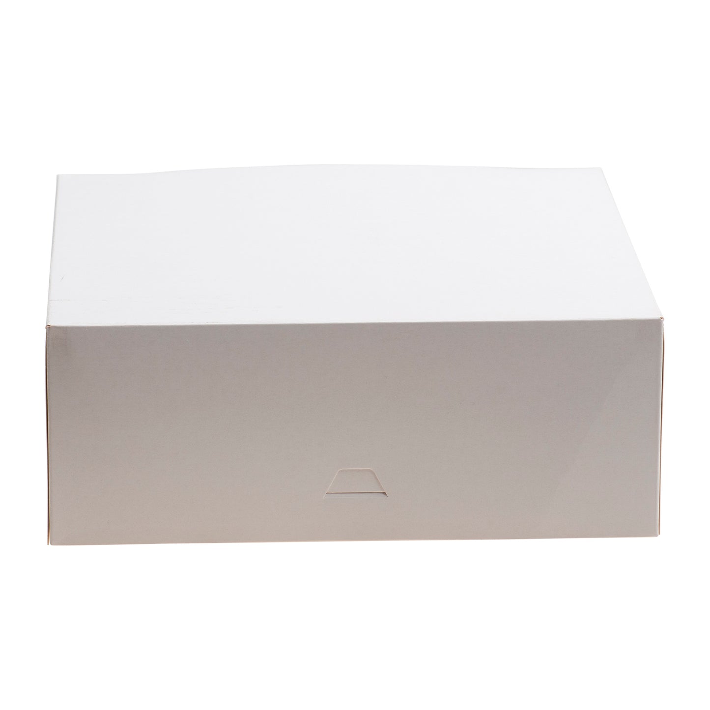 WHITE CARDBOARD CAKE BOX 29X29X10CM