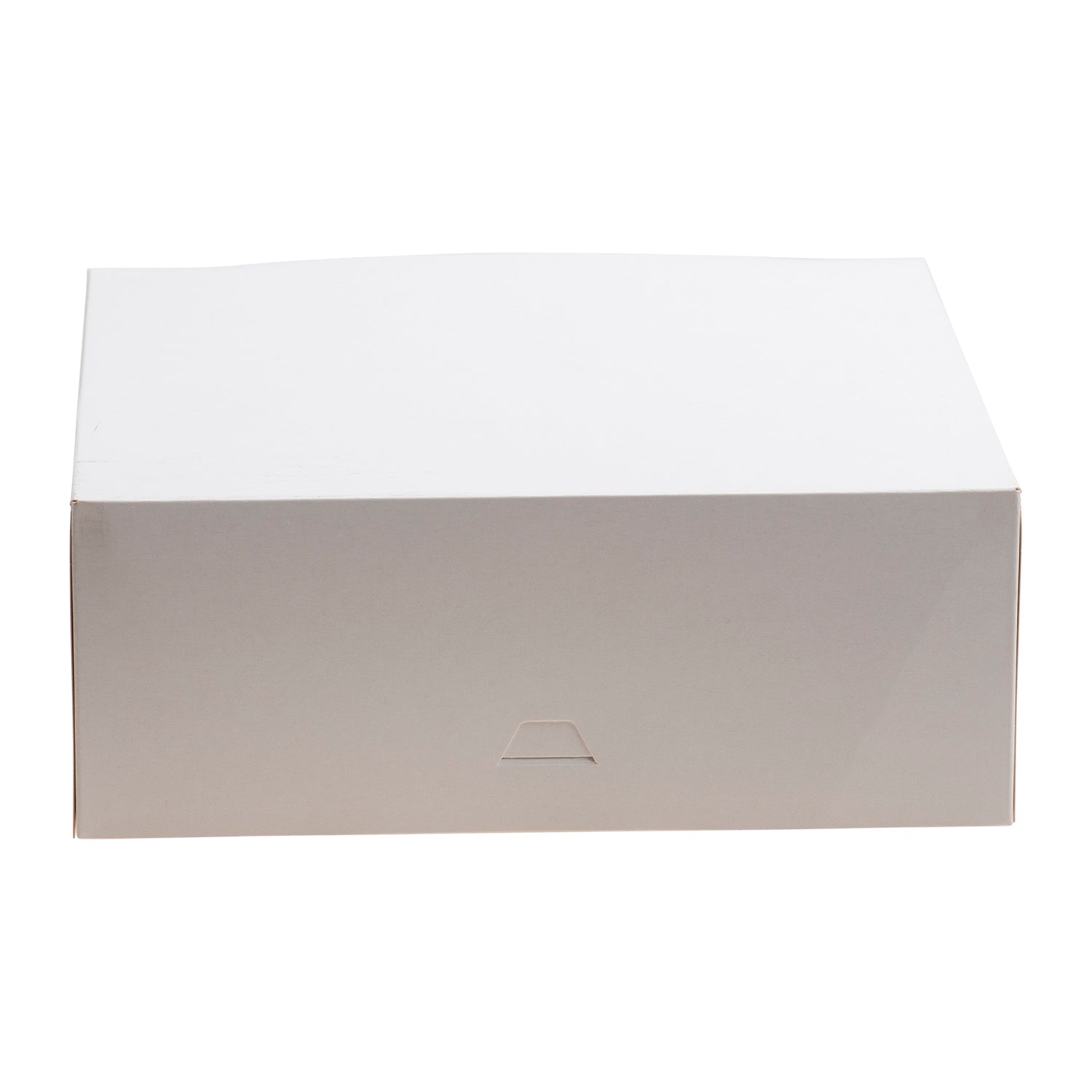 BOÎTE À GÂTEAUX EN CARTON BLANC 29X29X10CM