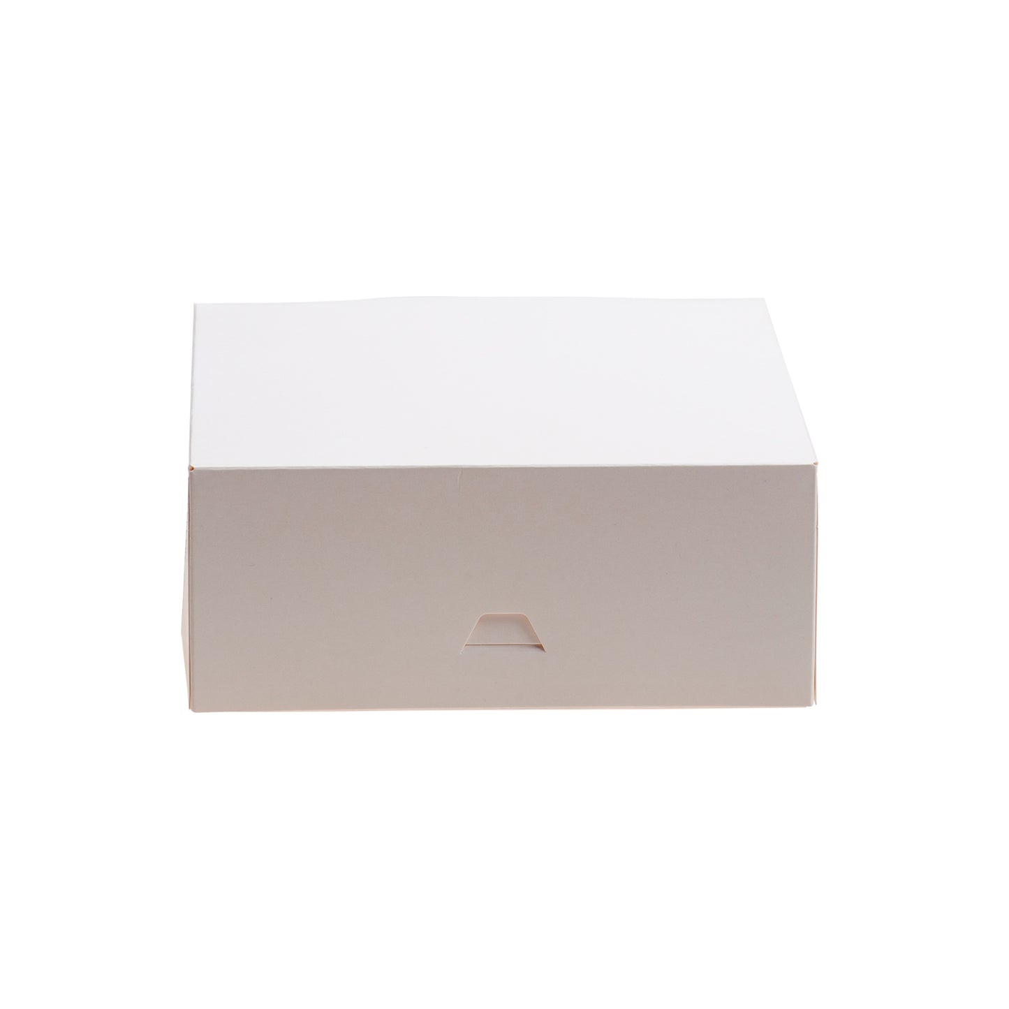 CAJA TARTA BLANCA CARTÓN 16X16X8CM
