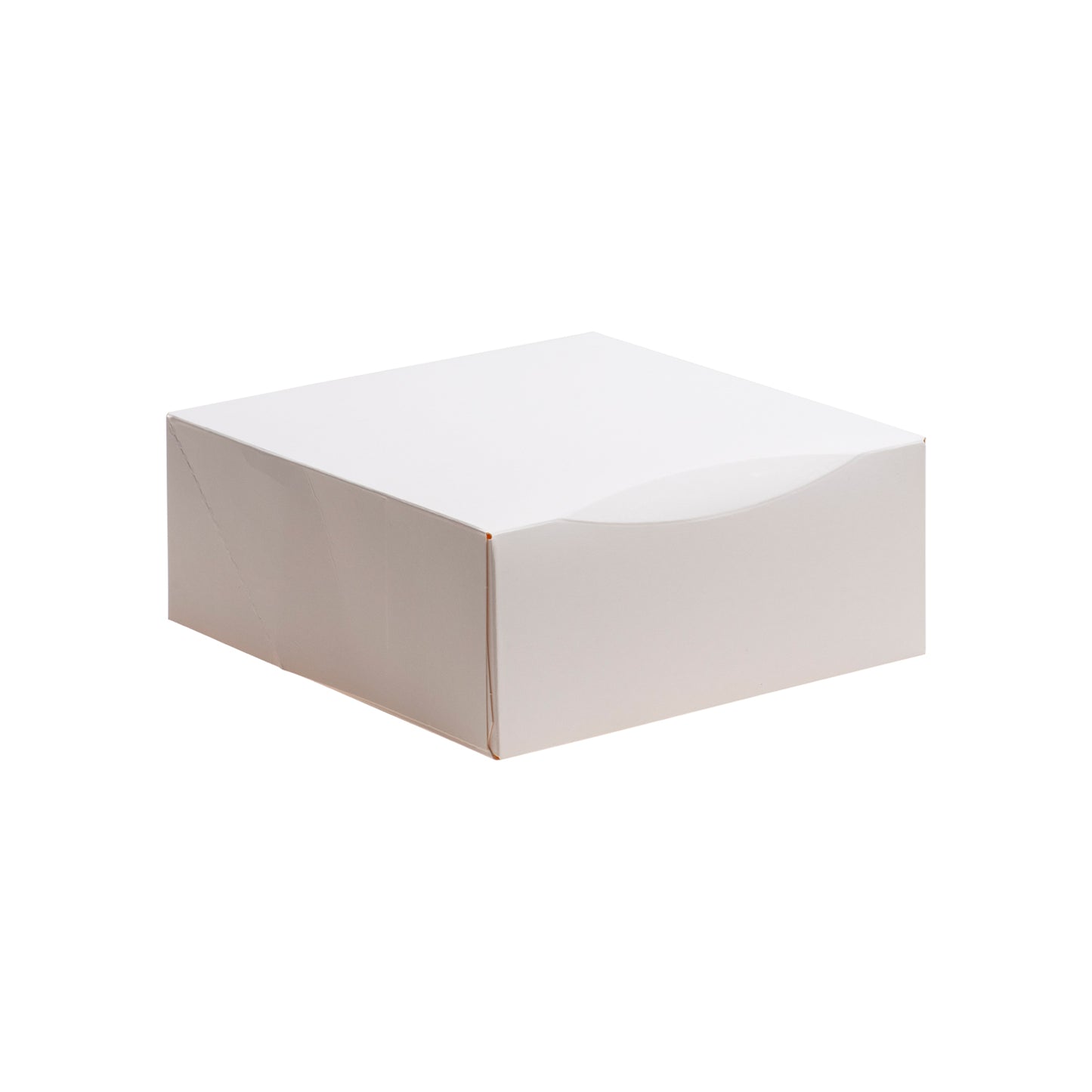 BOÎTE À GÂTEAUX EN CARTON BLANC 16X16X8CM