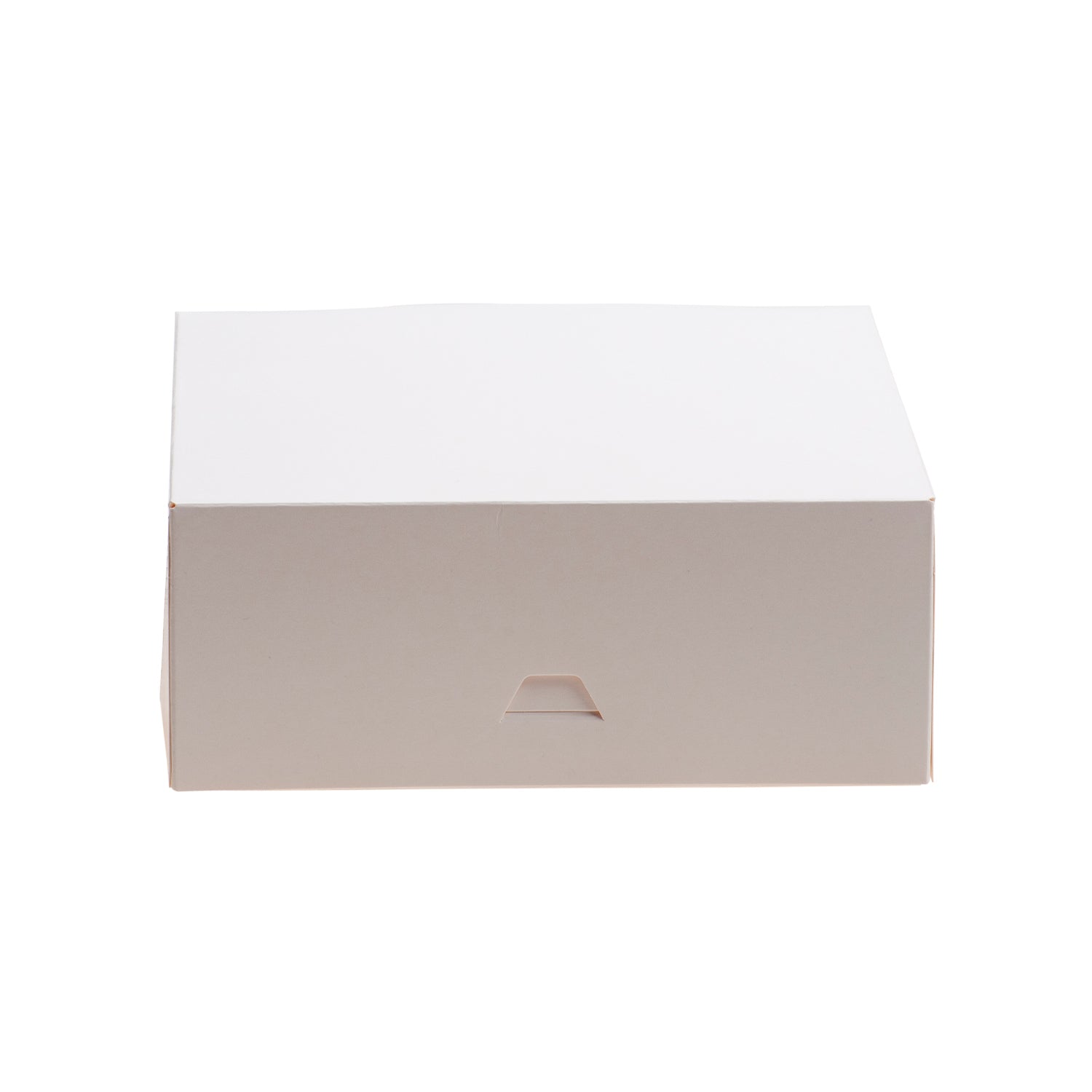 CAJA TARTA BLANCA CARTÓN 20X20X8CM